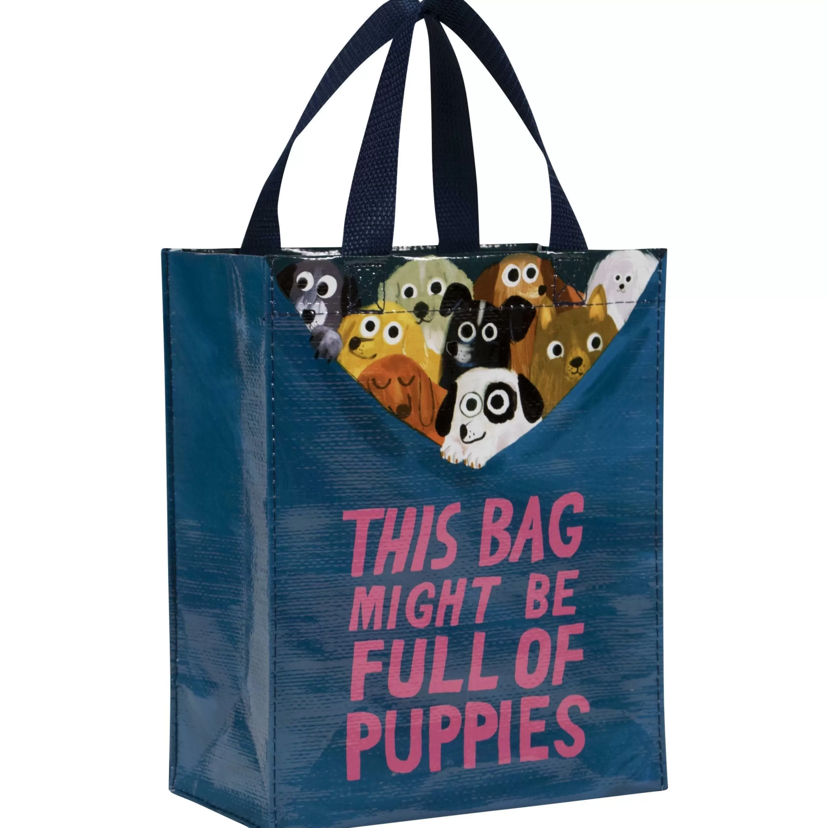 Blue Q Bags>Bag Full Of Puppies Handy Tote