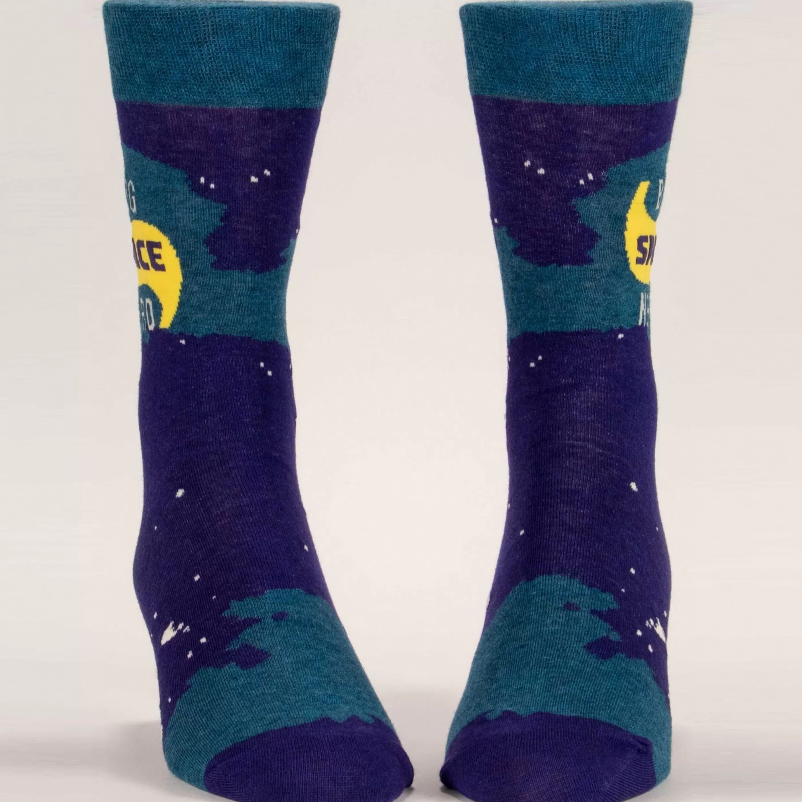 Blue Q Men's Socks>Big Space Nerd Men's Socks