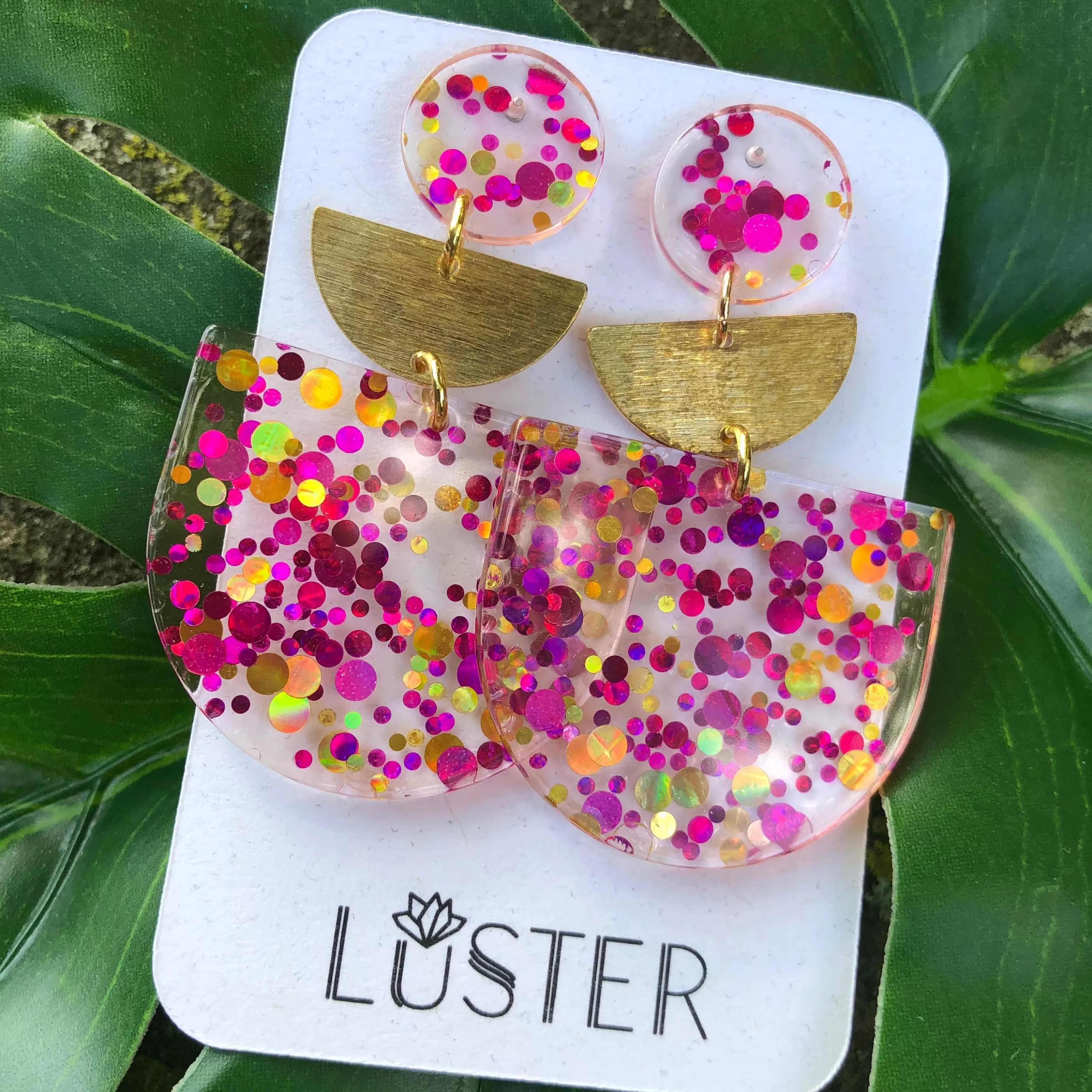 Luster Jewellery>Birthday Party Statement Earrings