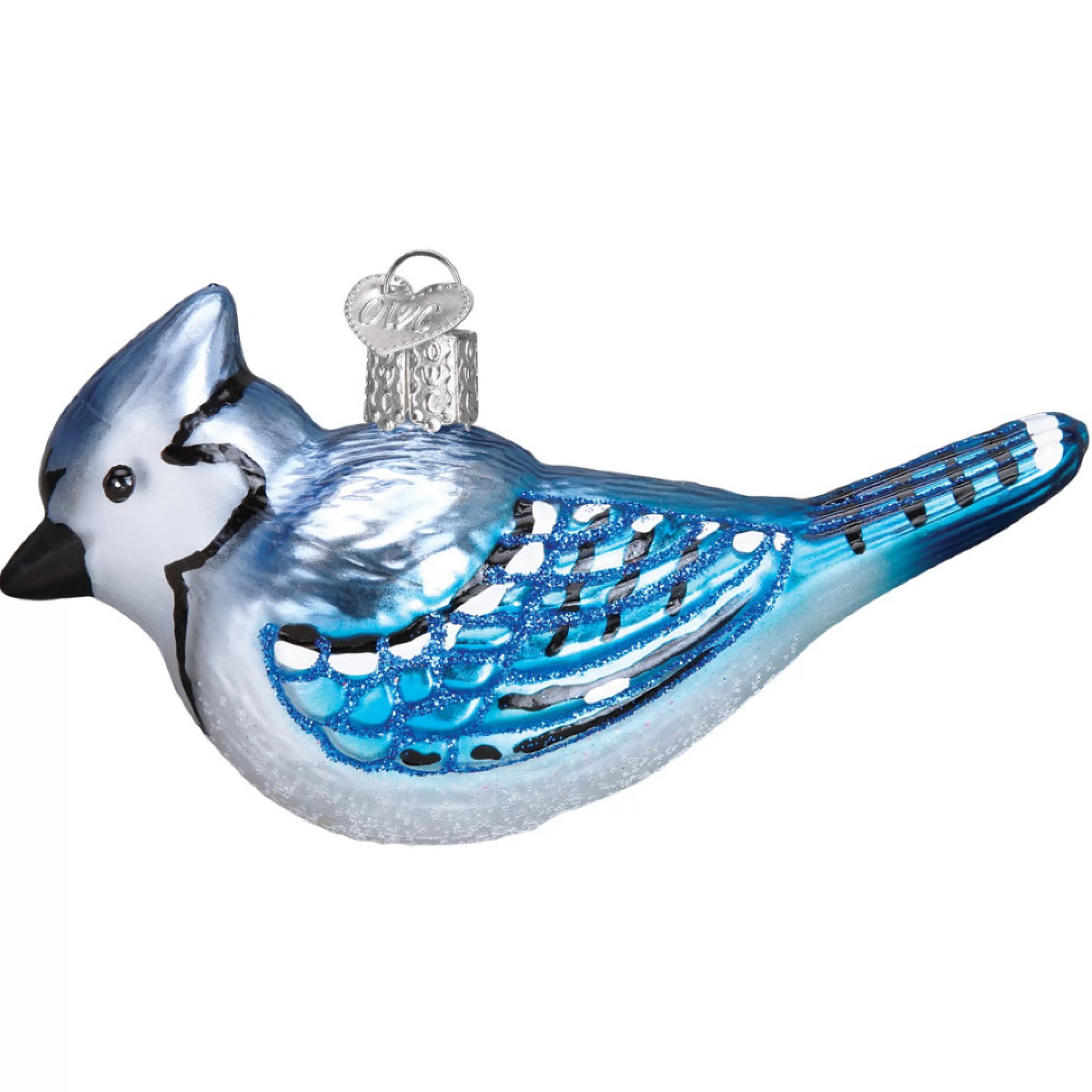 Old World Christmas Bright Blue Jay Ornament Outlet