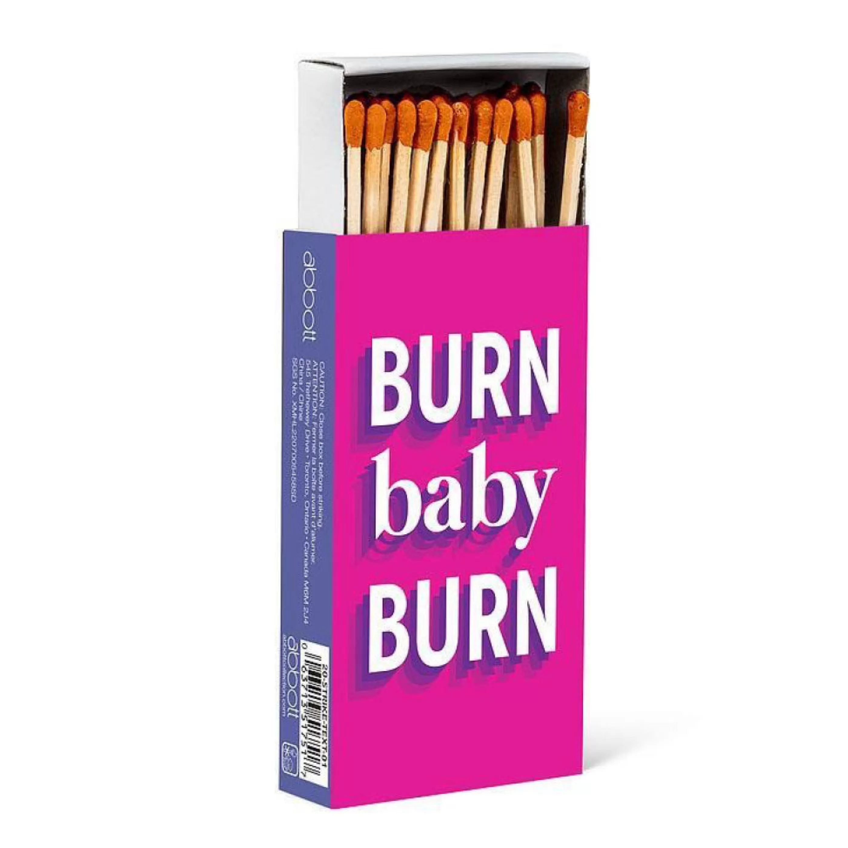 Abbott Collection Candles & Home Fragrances>Burn Baby Burn Text Box Of Matches