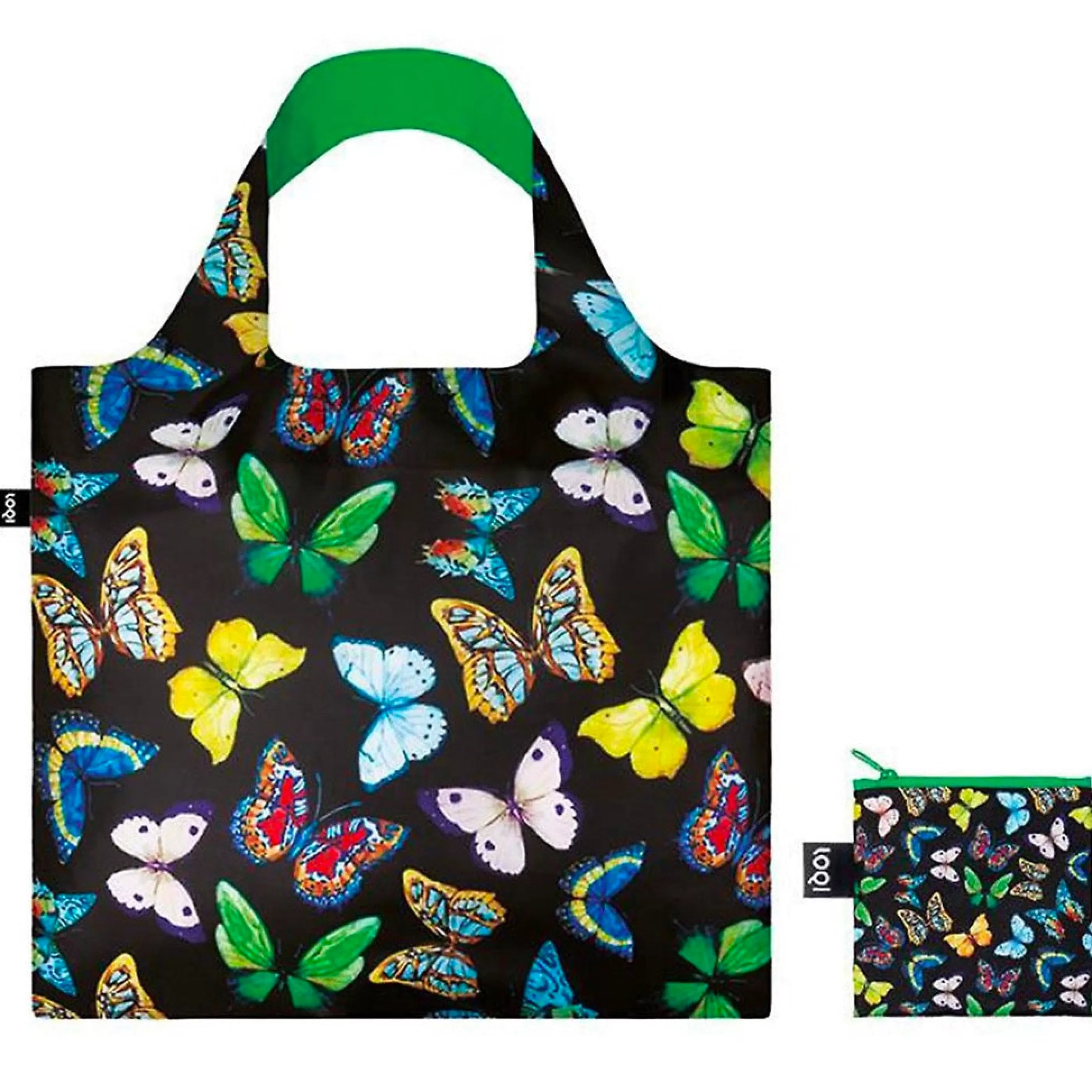 LOQI Bags>Butterflies Tote Bag