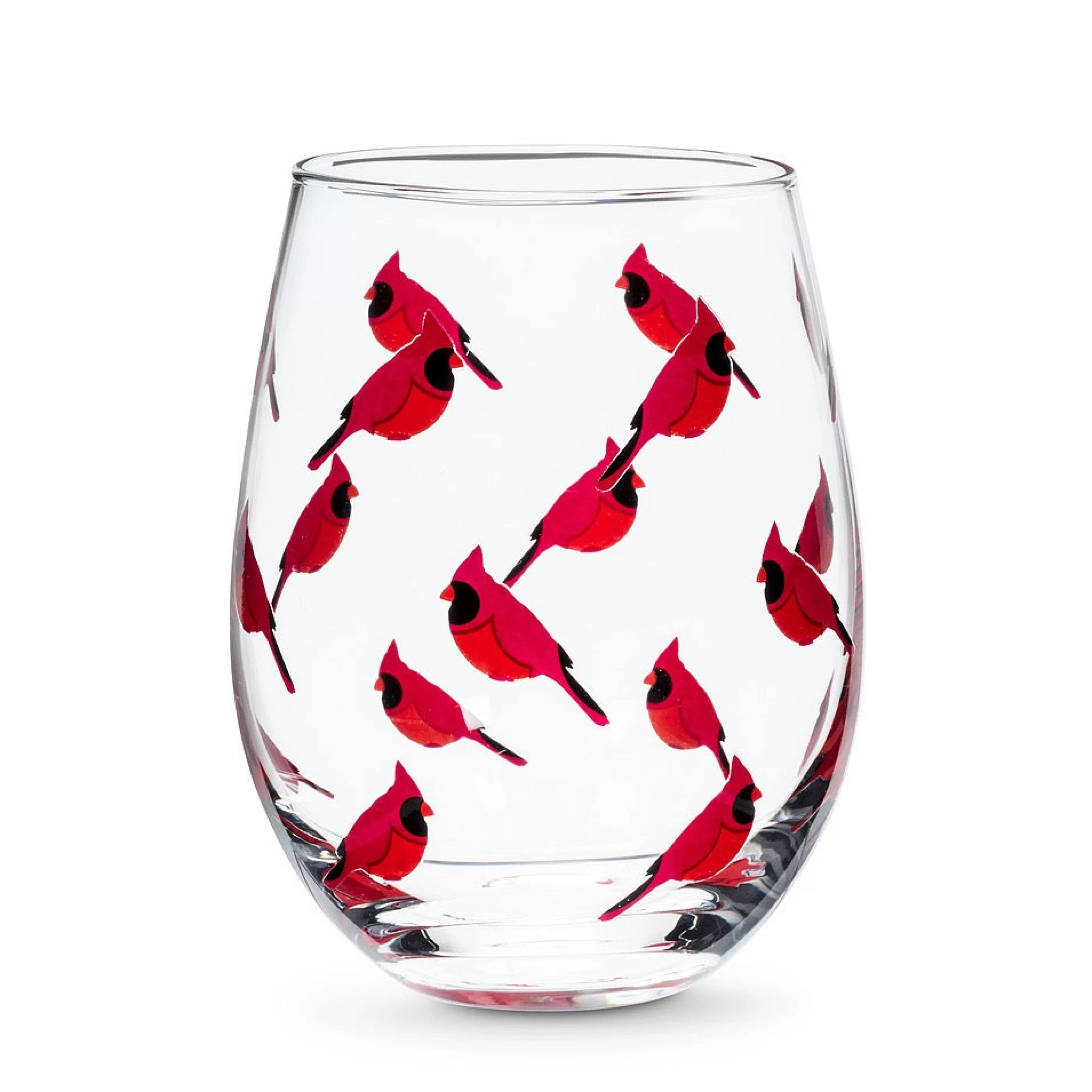 Abbott Collection Cardinal Stemless Wine Glass Flash Sale