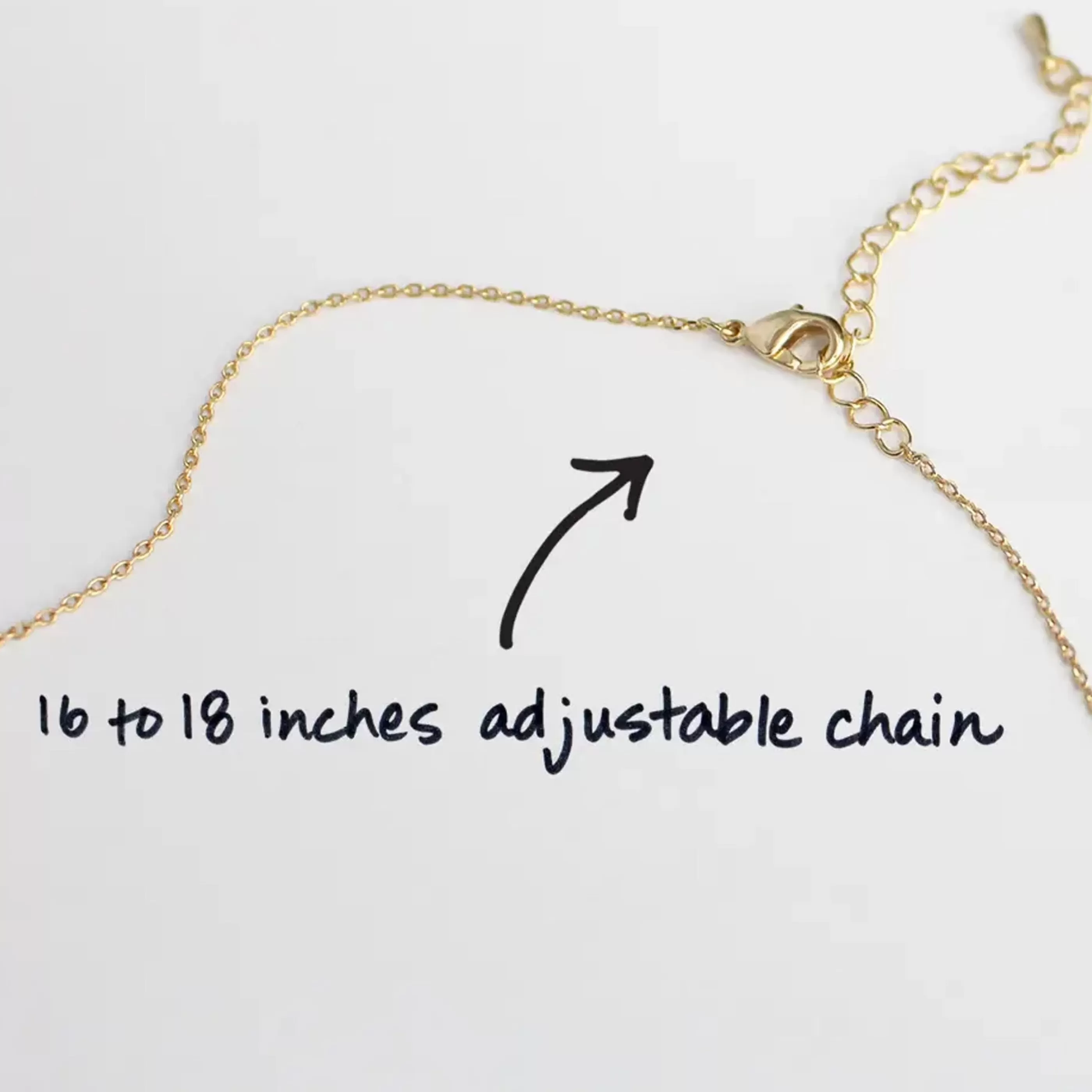 A Tea Leaf Jewelry Jewellery>Changing Color Mood Stone Necklace Gold