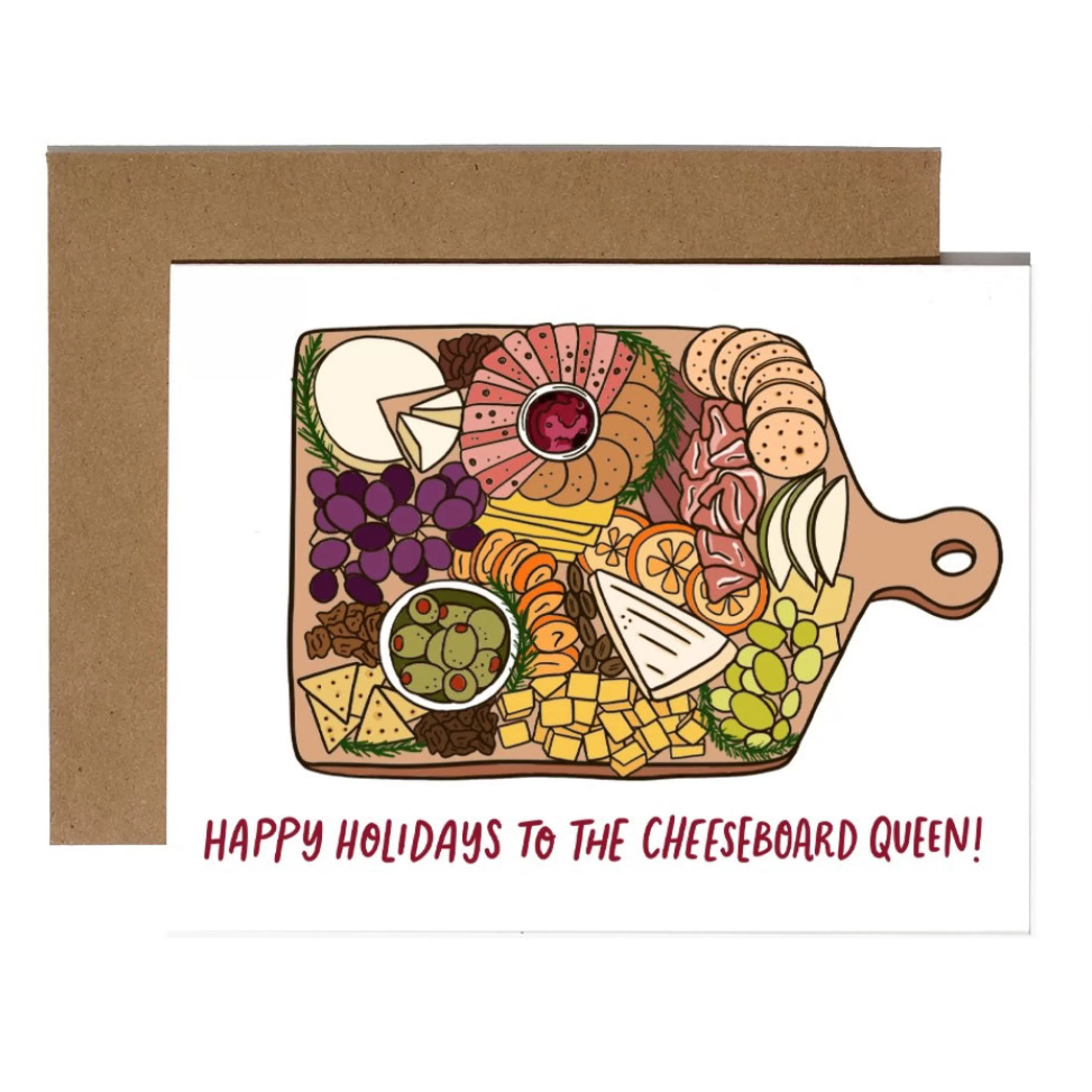 Brittany Paige Cheeseboard Queen Holiday Card Best Sale