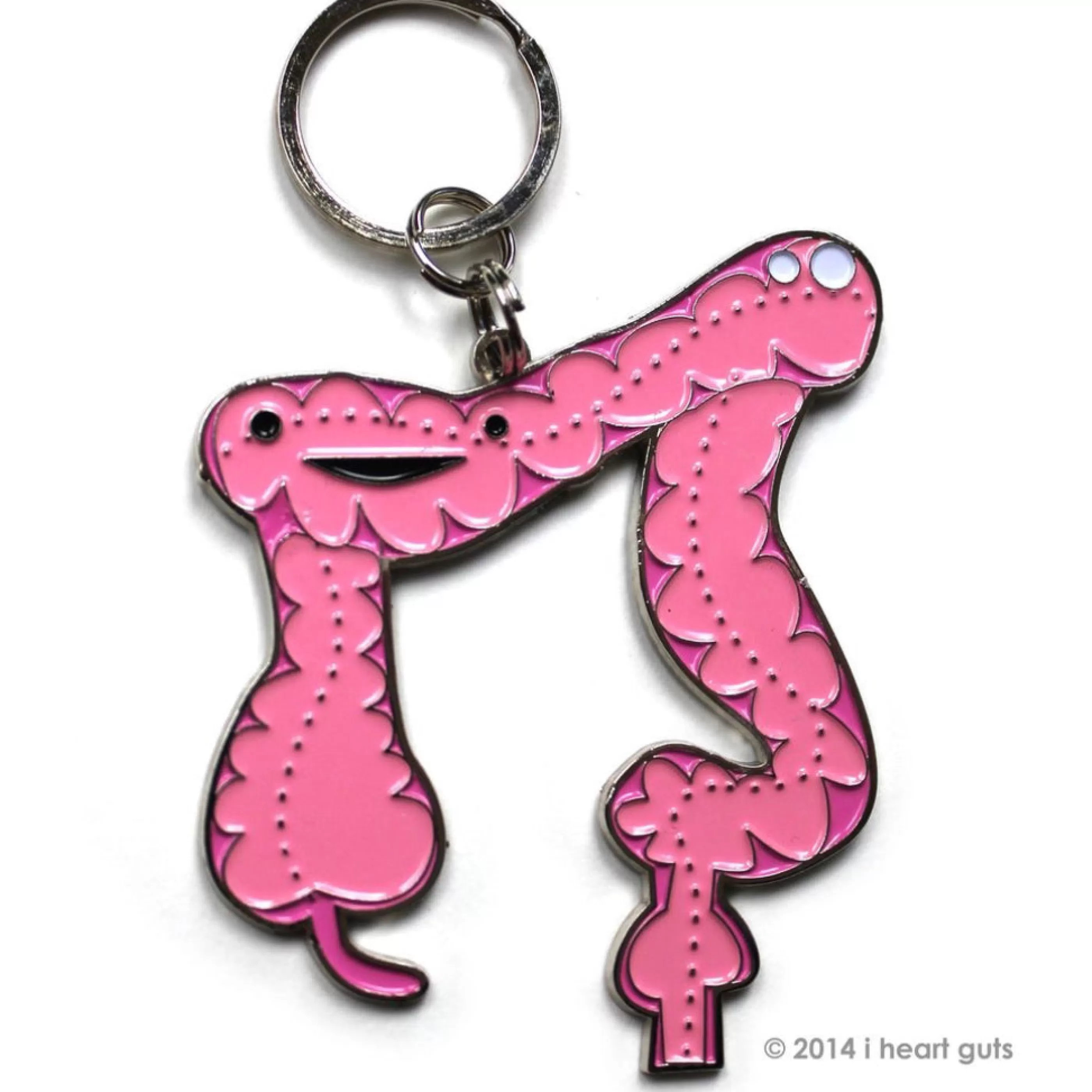 I Heart Guts Pins, Patches & Keychains>Colon Key Chain