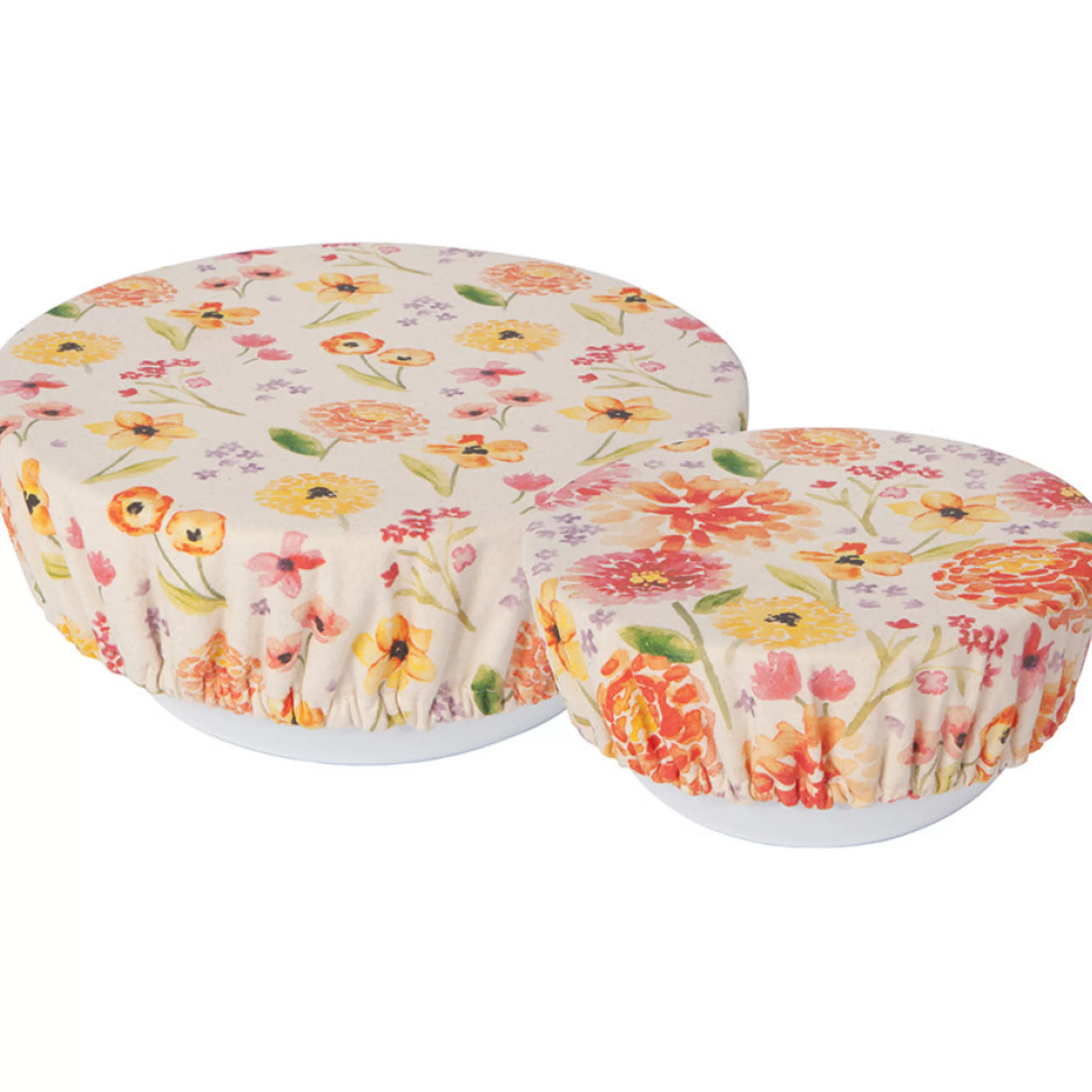 Danica Kitchen & Dining>Cottage Floral Bowl Covers Set Of 2
