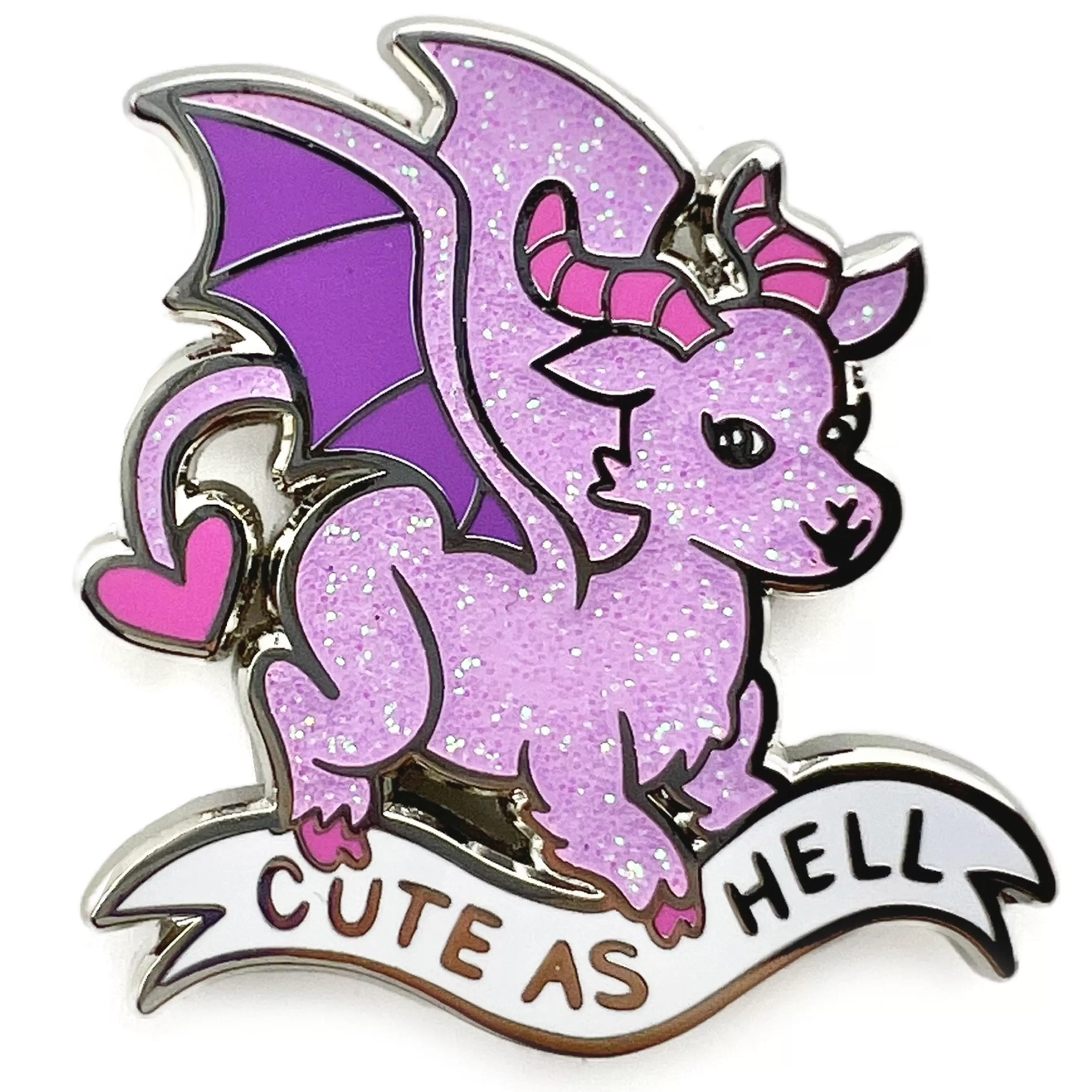 Band of Weirdos Pins, Patches & Keychains>Cute As Hell Enamel Pin