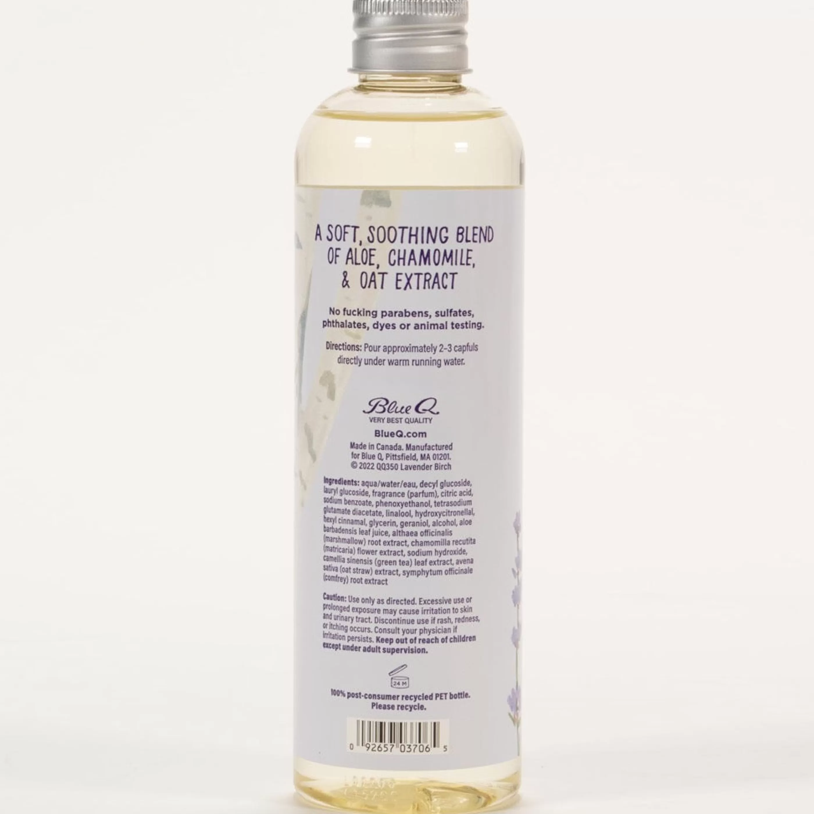 Blue Q Bath & Shower>Delicate Flower Lavender Birch Bubble Bath