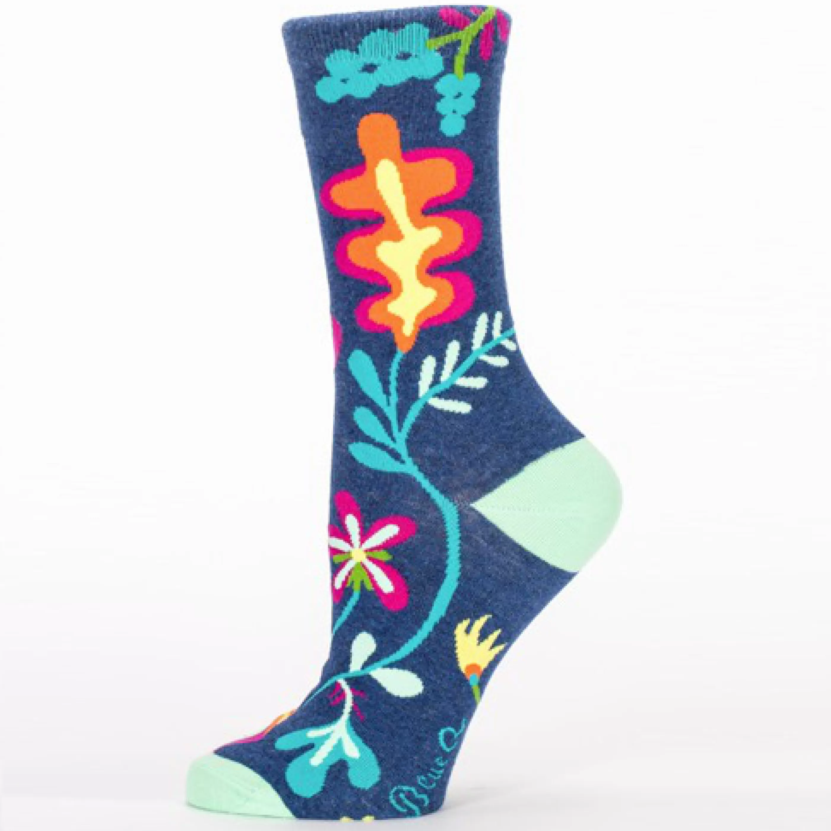 Blue Q Women's Socks>Delicate Fucking Flower Socks