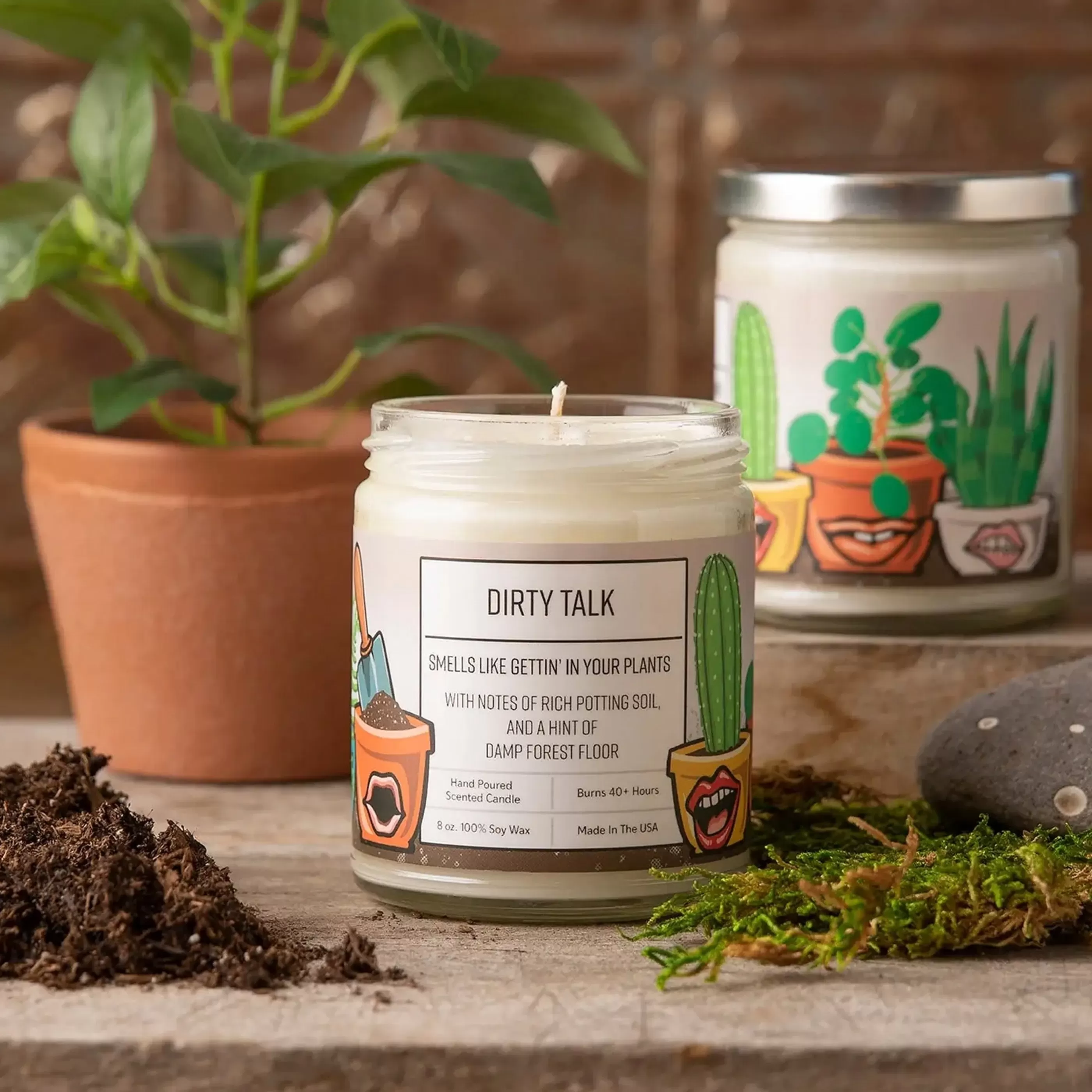 Two Little Fruits Candles & Home Fragrances>Dirty Talk 8Oz Soy Candle