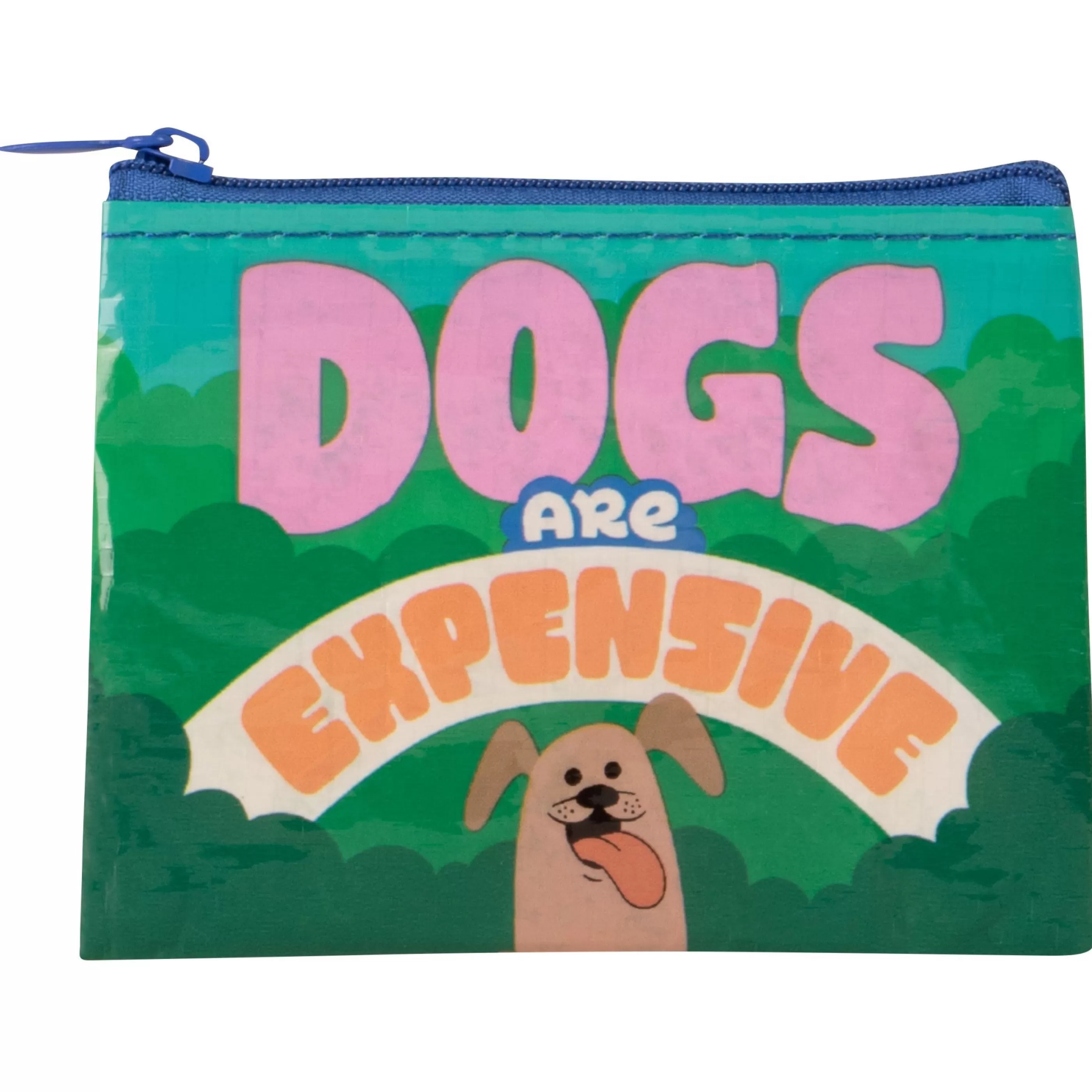 Blue Q Bags>Dogs Are Expensive Coin Purse