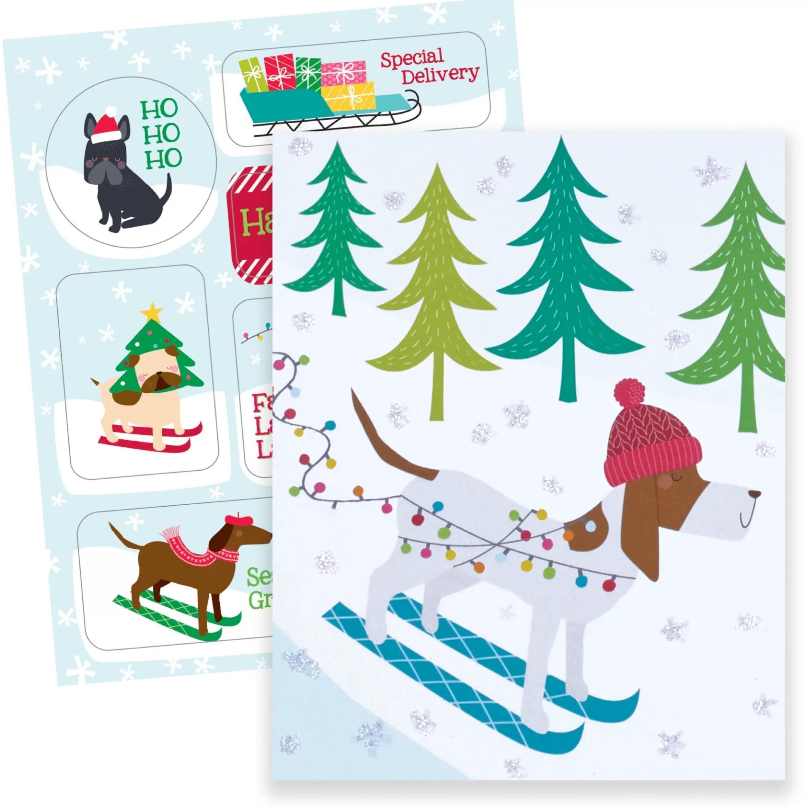 The Gift Wrap Company Down The Hill Boxed Holiday Cards Fashion