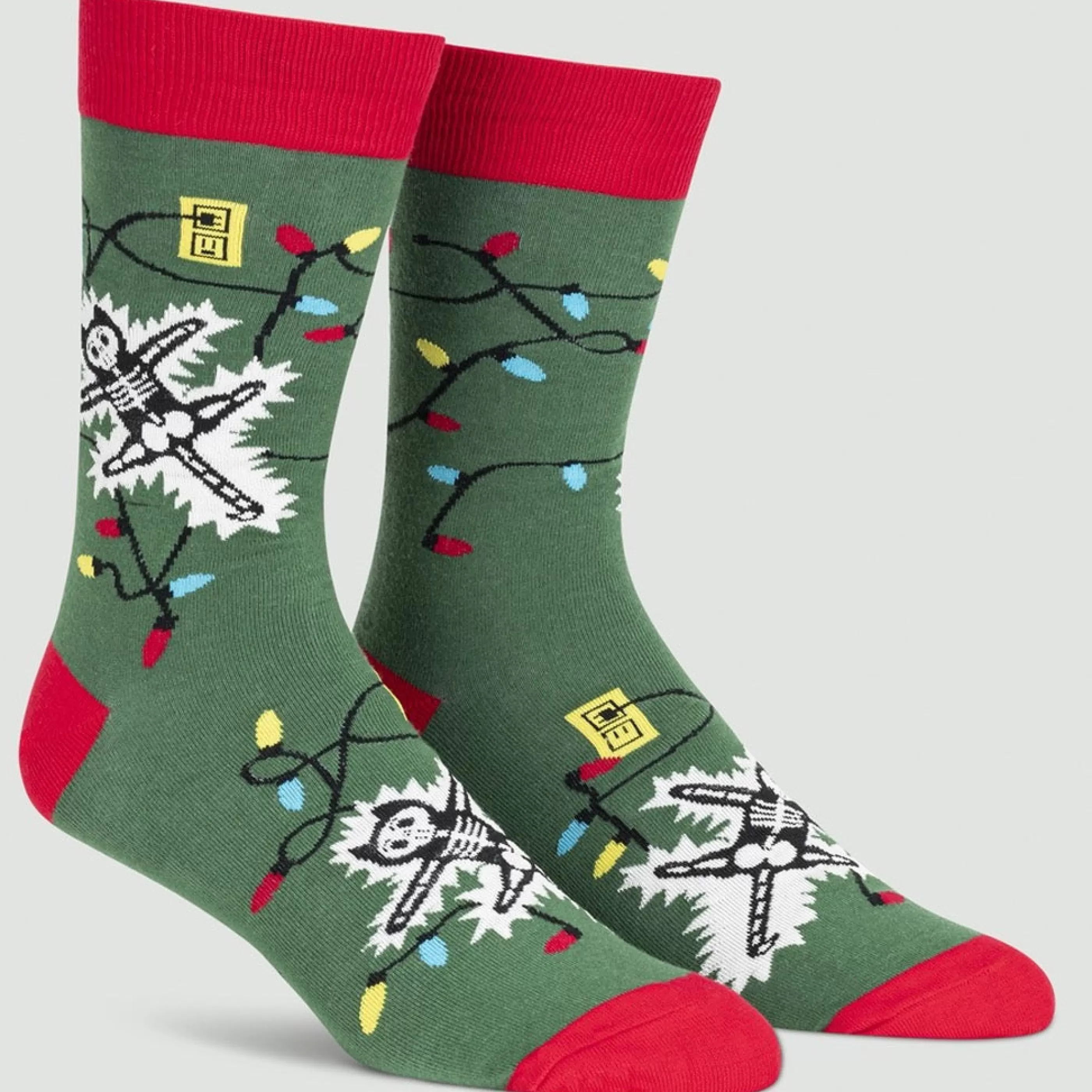 Sock It To Me Men's Socks>Eating Light This Holiday Men's Crew Socks