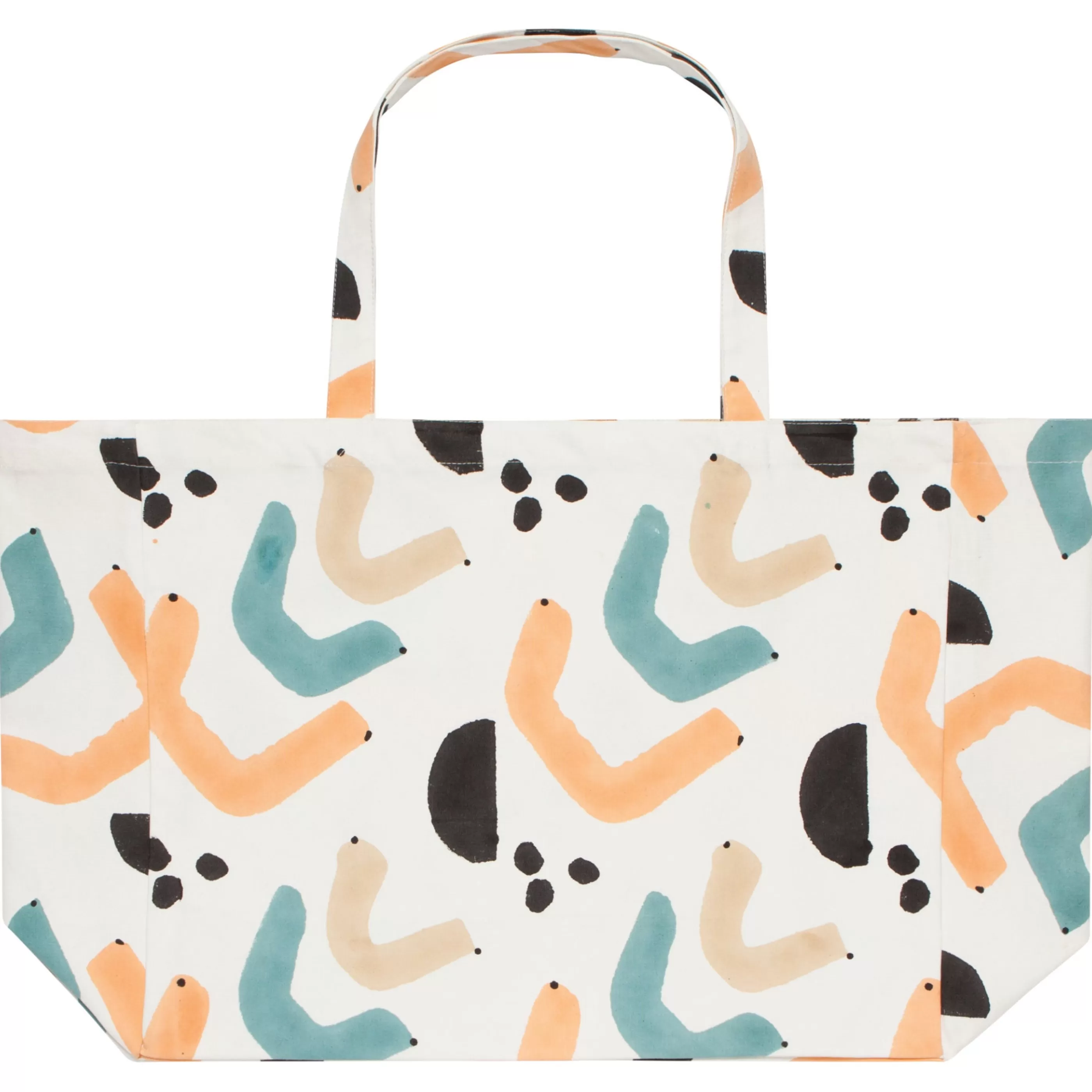 Danica Bags>Echo Block Print Tote Bag