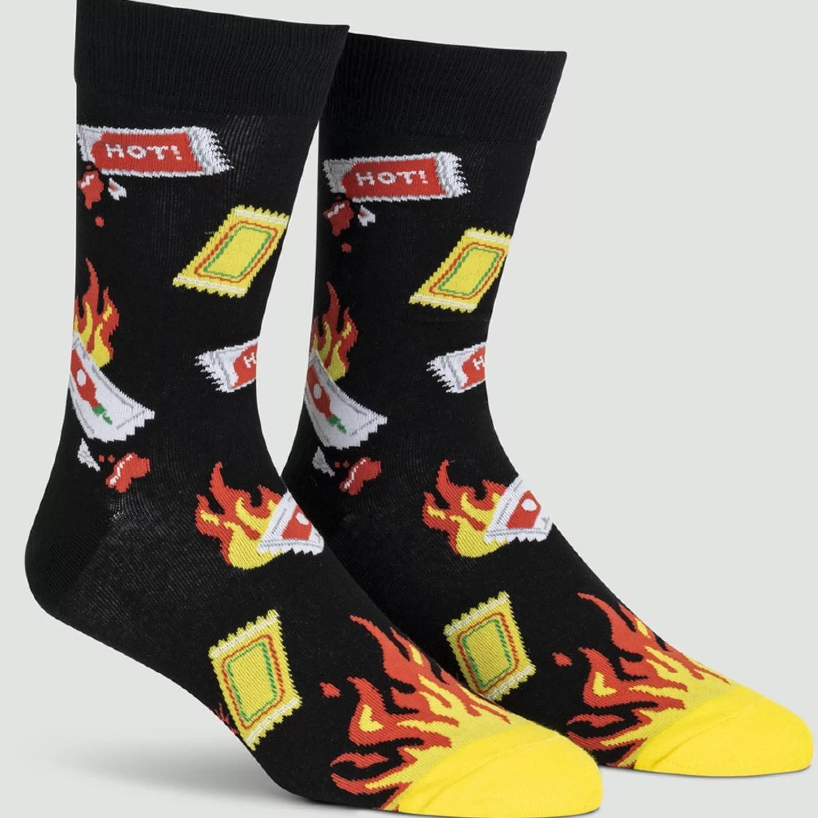 Sock It To Me Men's Socks>Extra Hot Men's Crew Socks