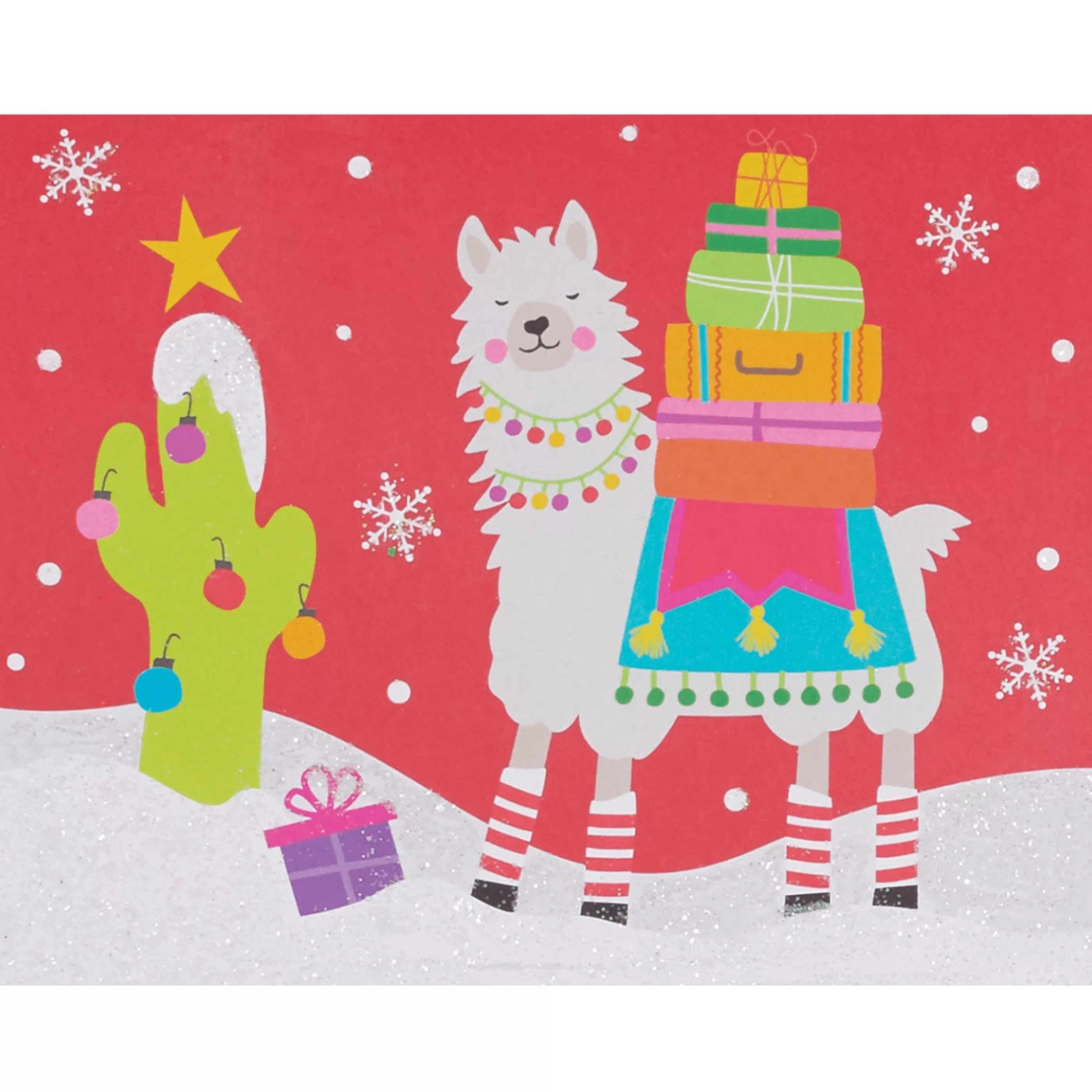 The Gift Wrap Company Falalala Llama Notecards Clearance