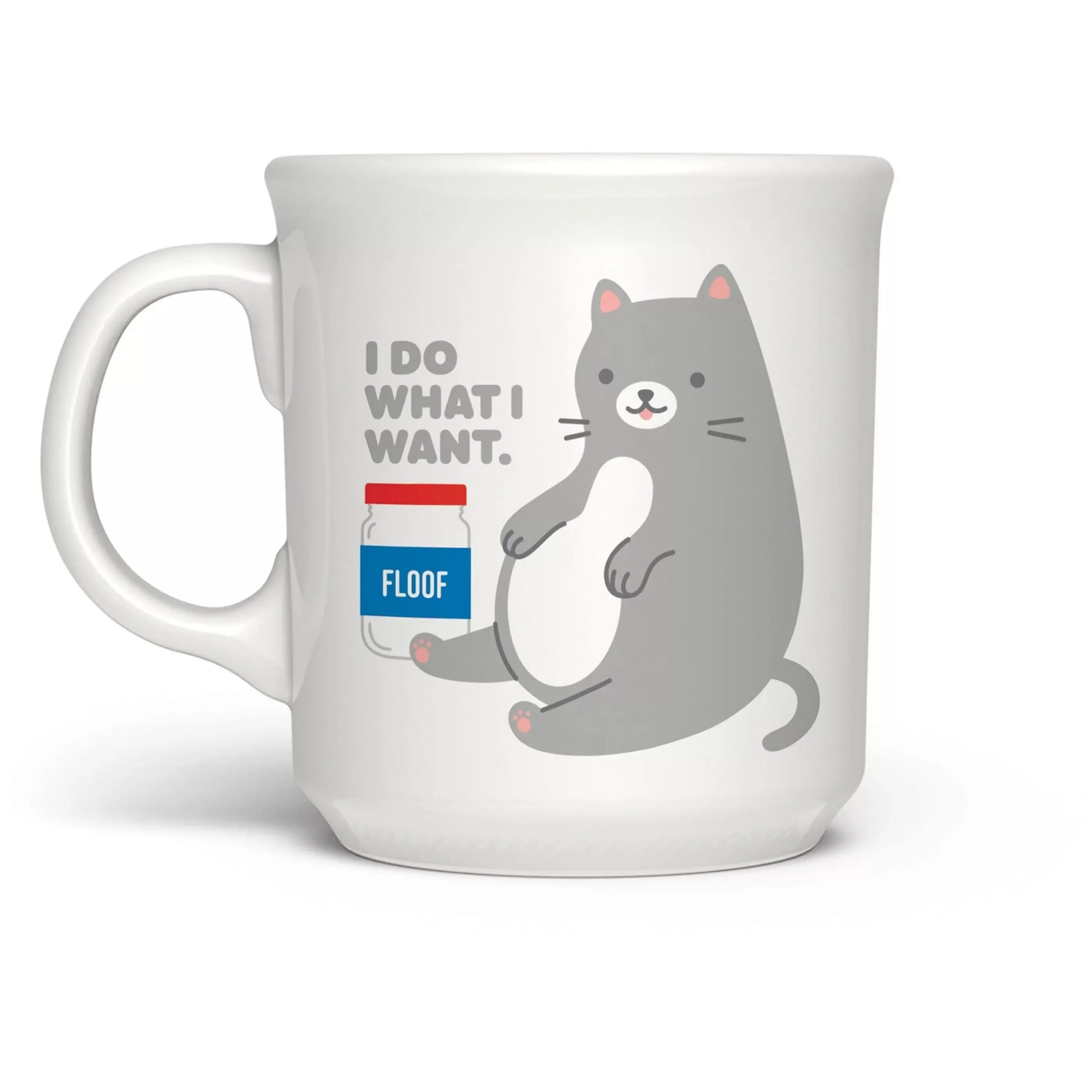 Fred & Friends Mugs>Floof Cat Say Anything Mug