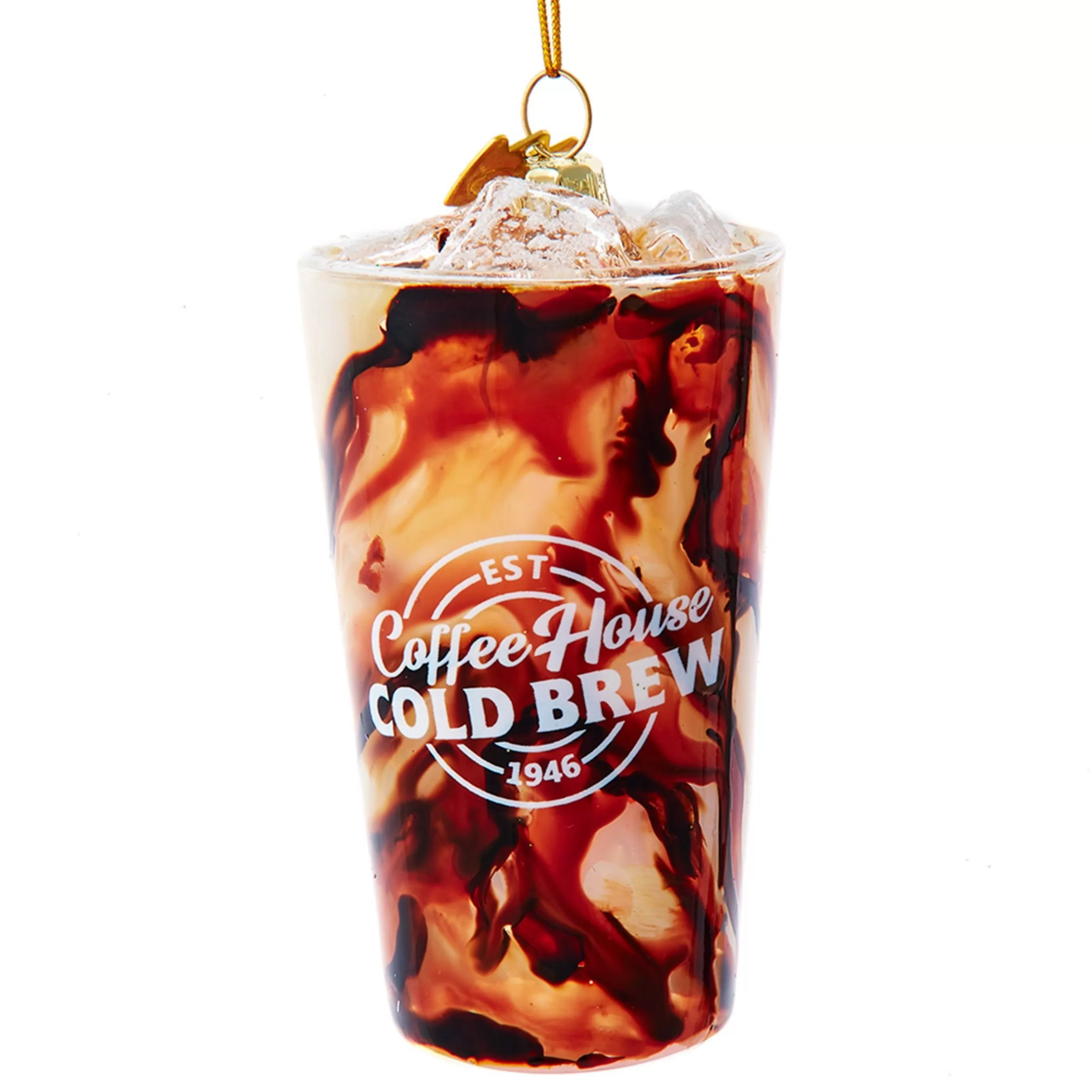 Kurt Adler Glass Cold Brew Ornament Best