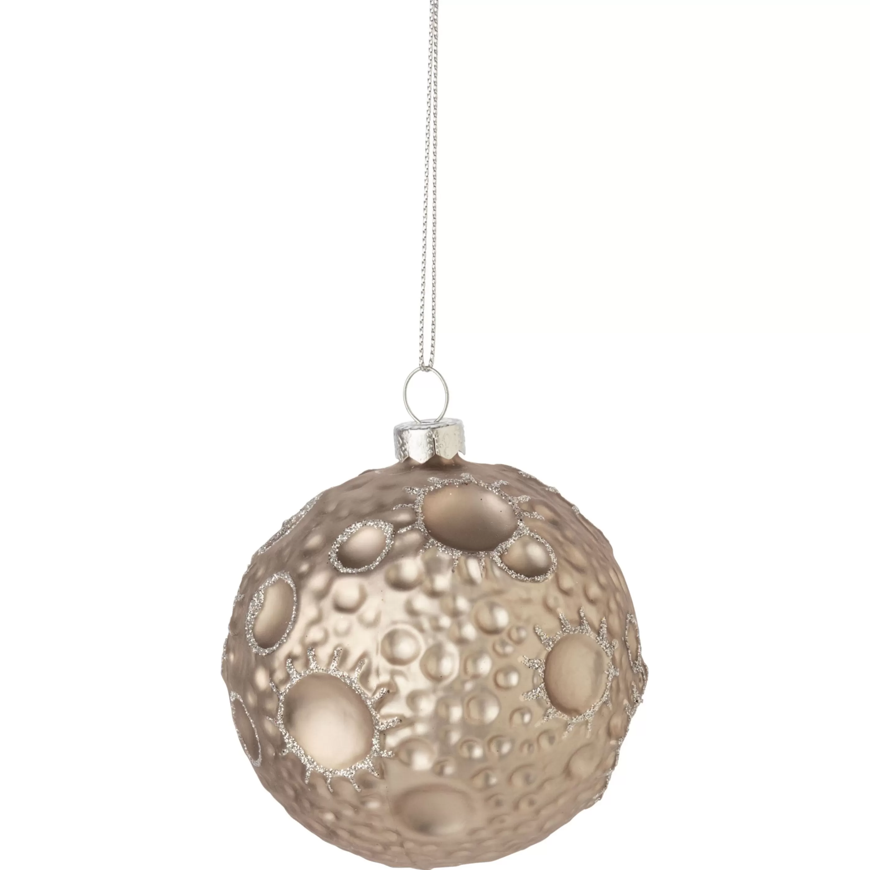 Silver Tree Glass Moon Ornament Discount