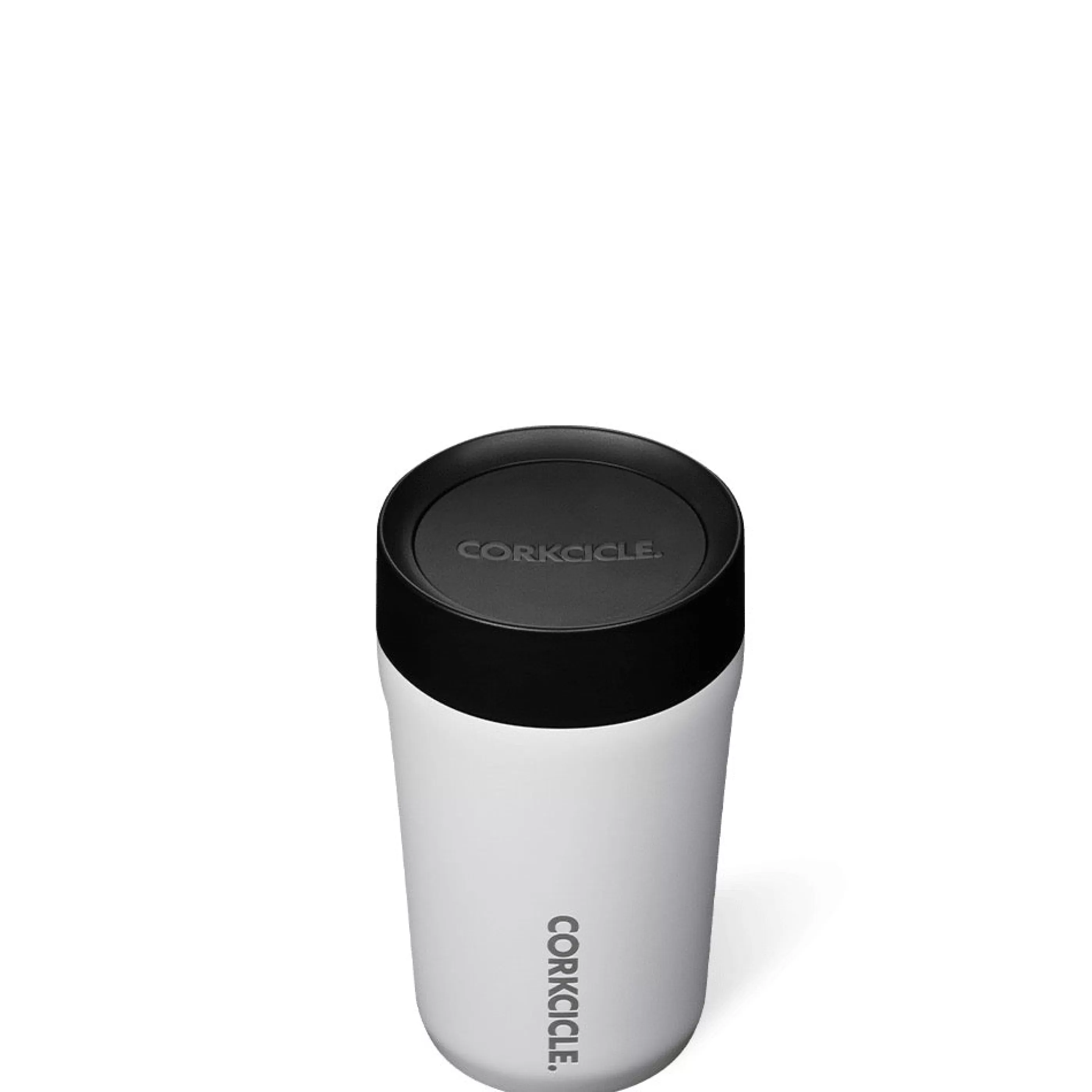 Corkcicle Water Bottles & Travel Cups>Gloss White Commuter Cup 9Oz