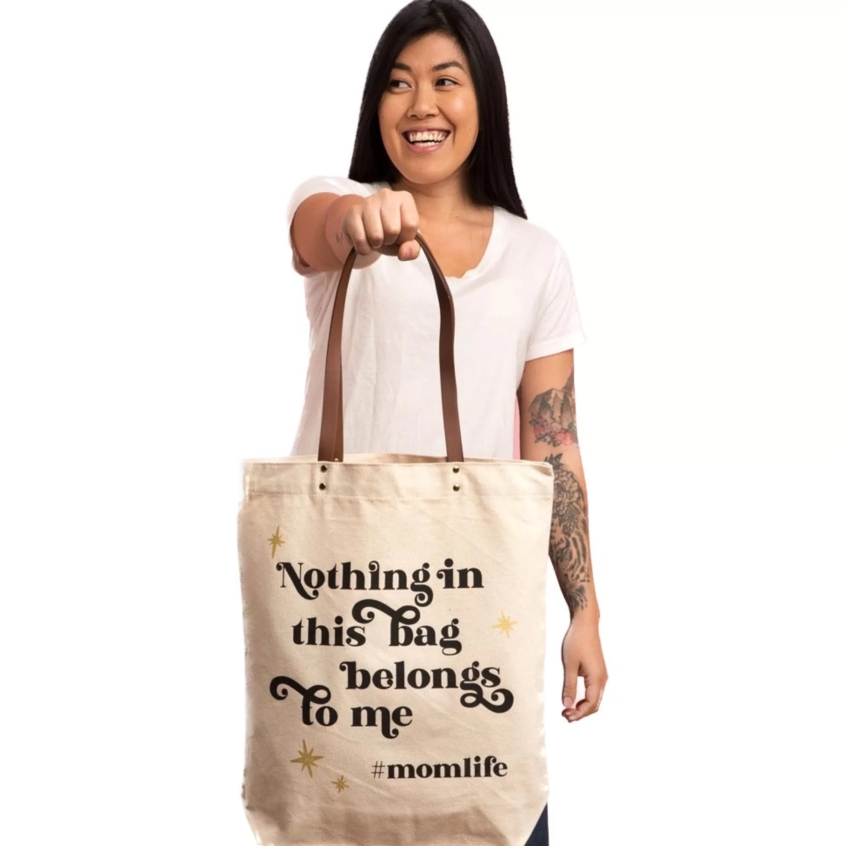 Fun Club Bags>Hashtag Mom Life Tote Bag