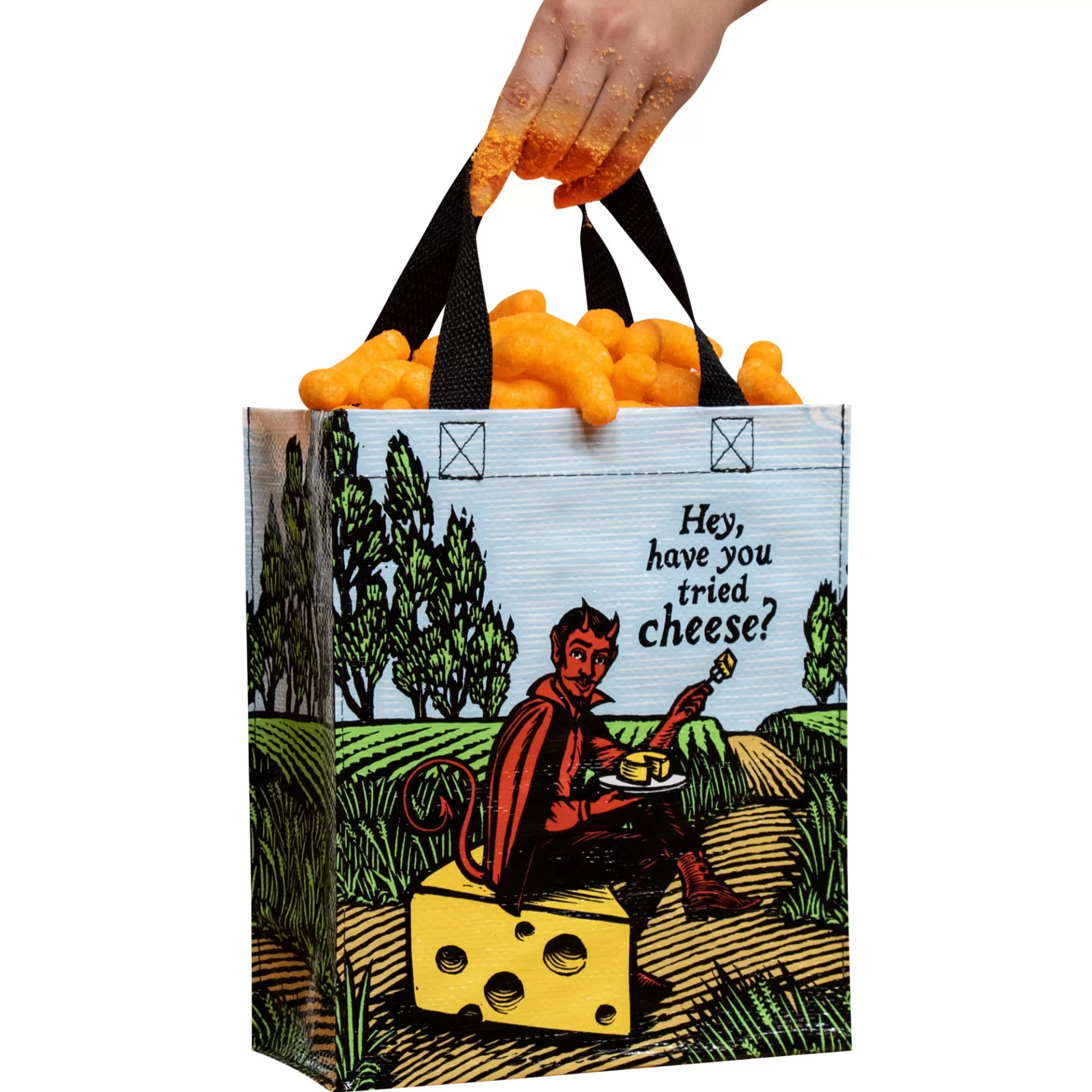 Blue Q Bags>Have You Tried Cheese Handy Tote