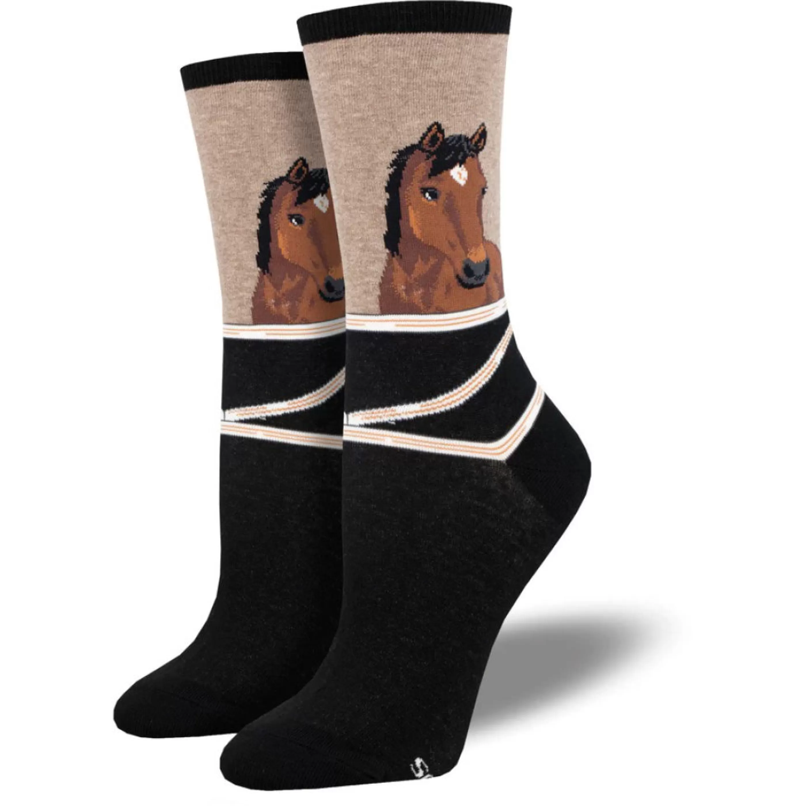 SockSmith Women's Socks>Hey Neigh-Bor Socks Hemp Heather