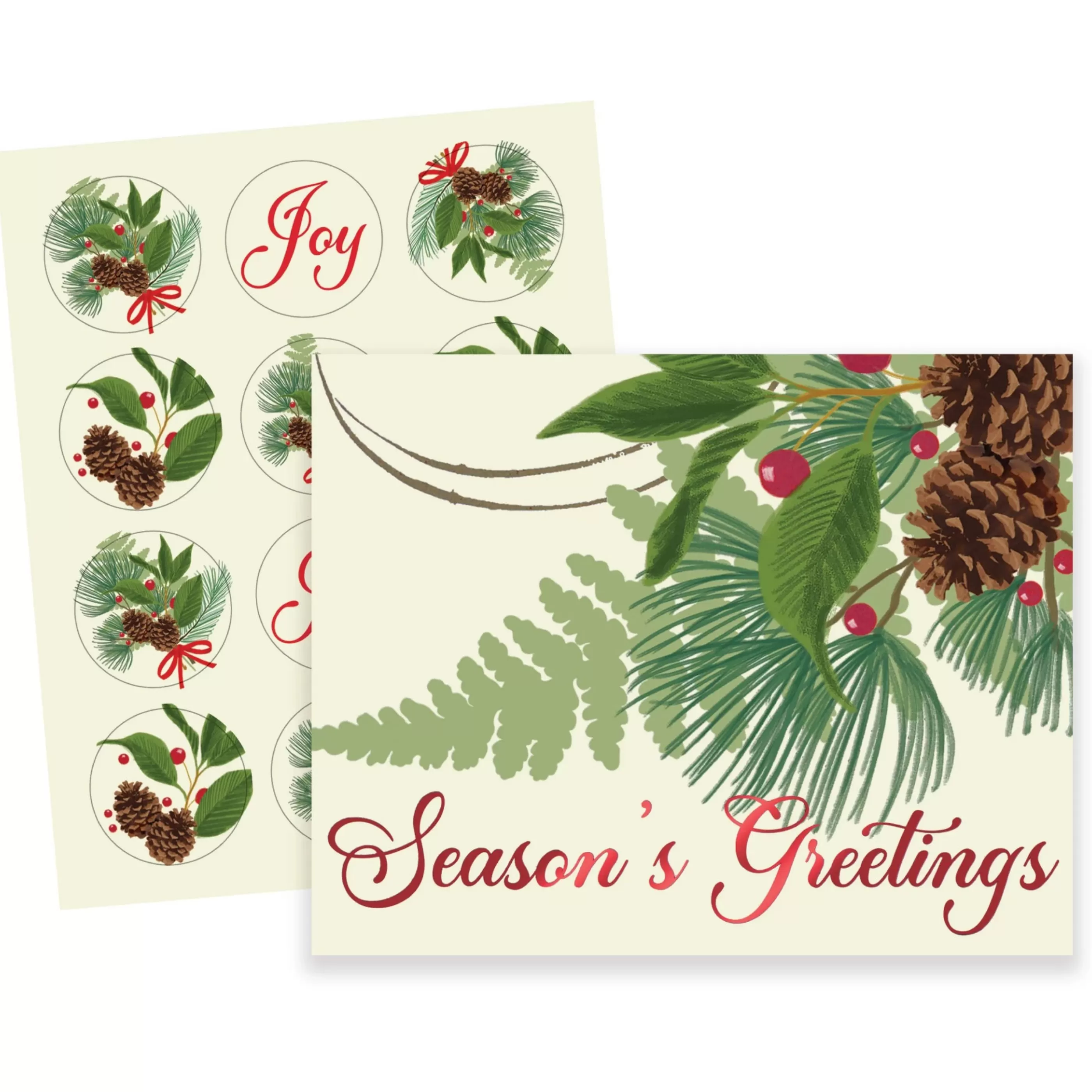 The Gift Wrap Company Holiday Corsage Boxed Holiday Cards Sale