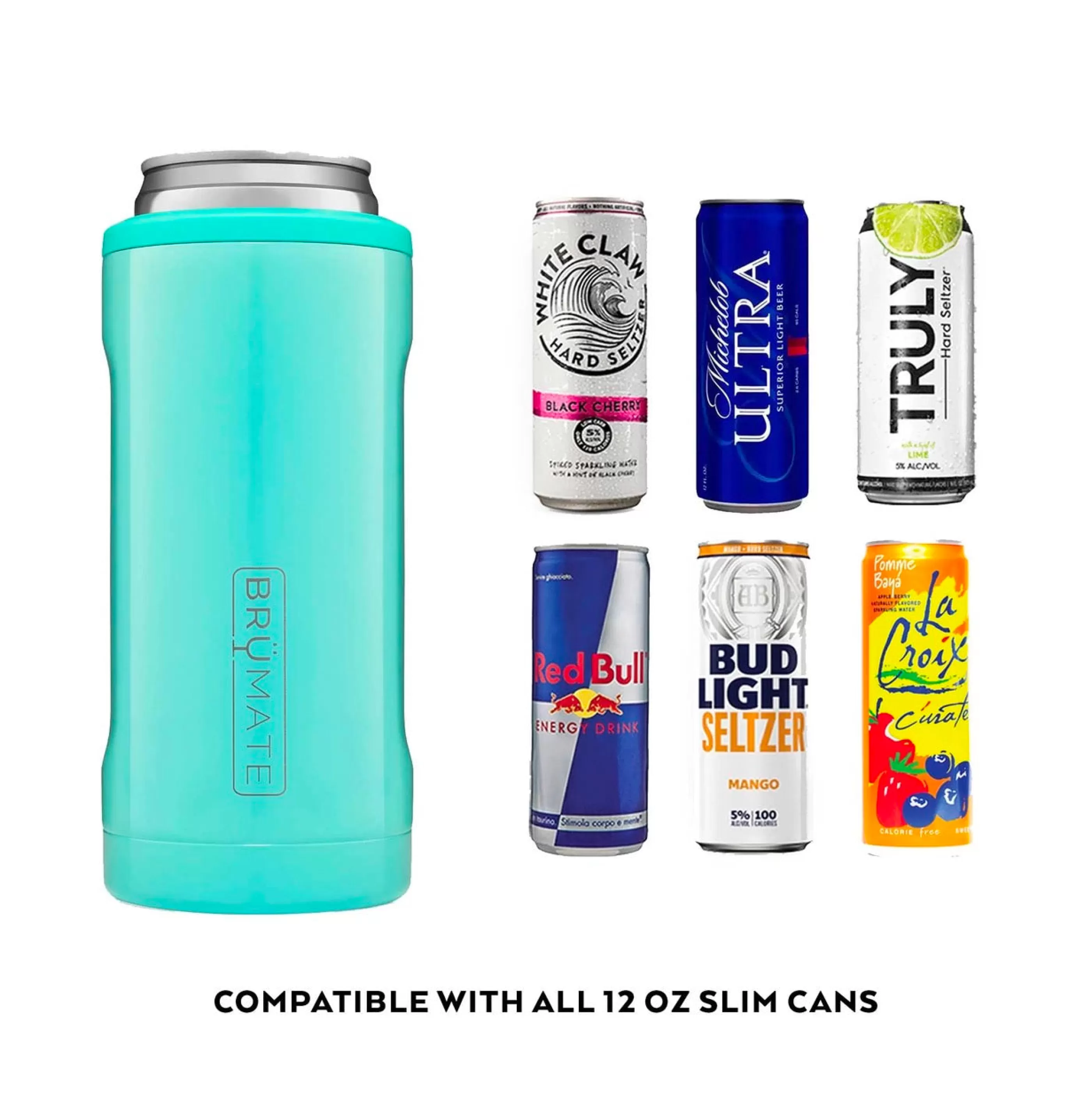 BrüMate Water Bottles & Travel Cups>Hopsulator Slim Onyx Leopard