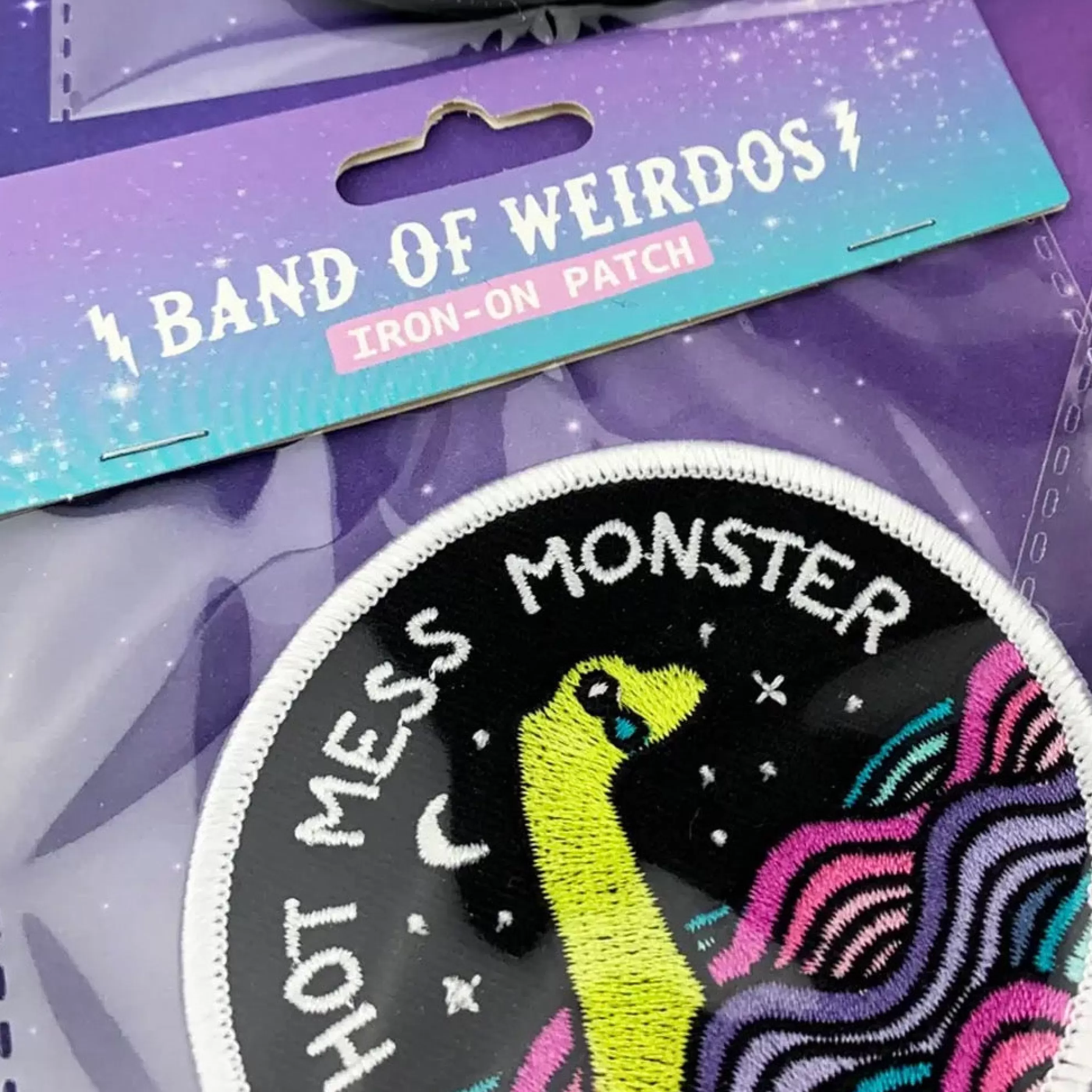 Band of Weirdos Pins, Patches & Keychains>Hot Mess Monster Patch