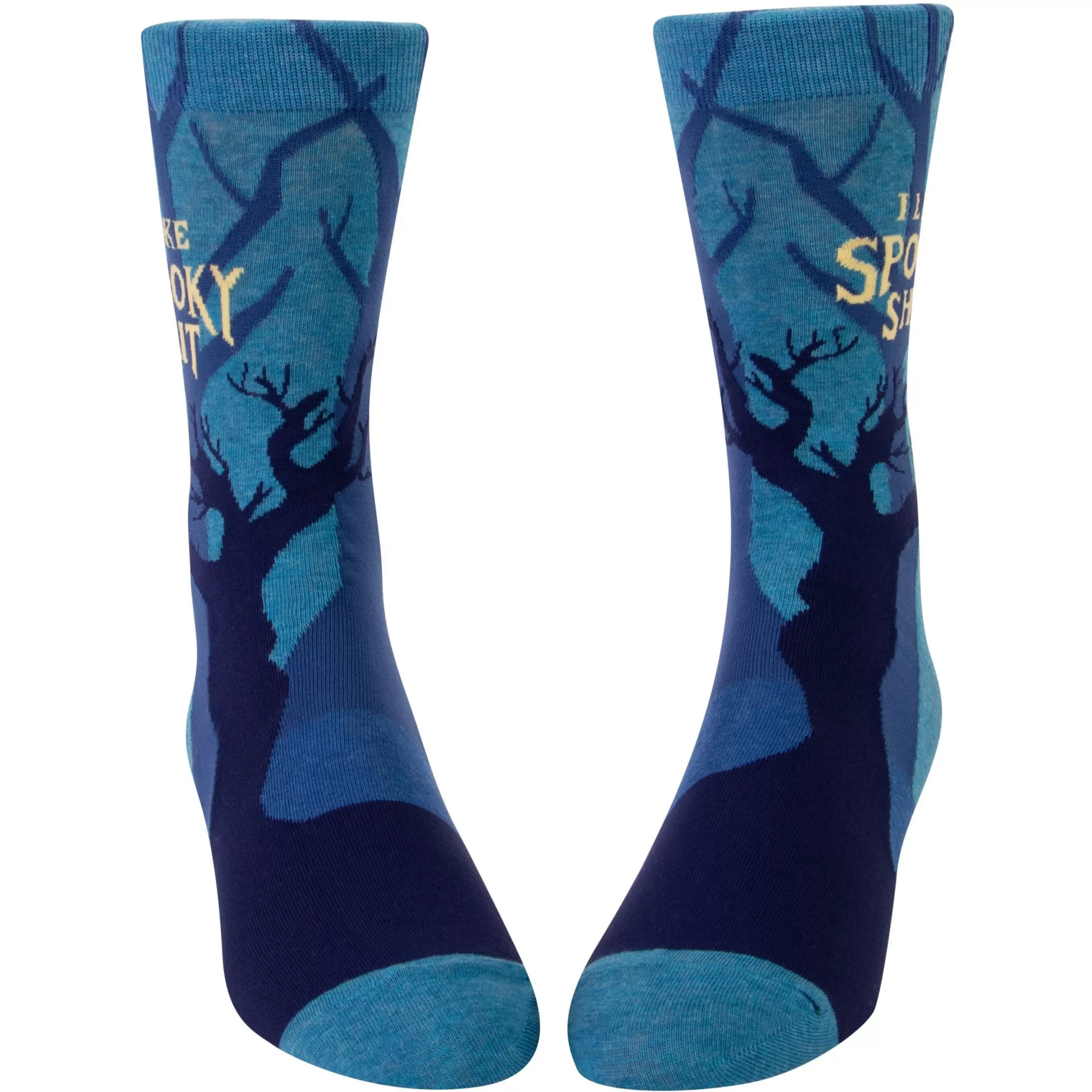 Blue Q Men's Socks>I Like Spooky Shit Men's Crew Socks