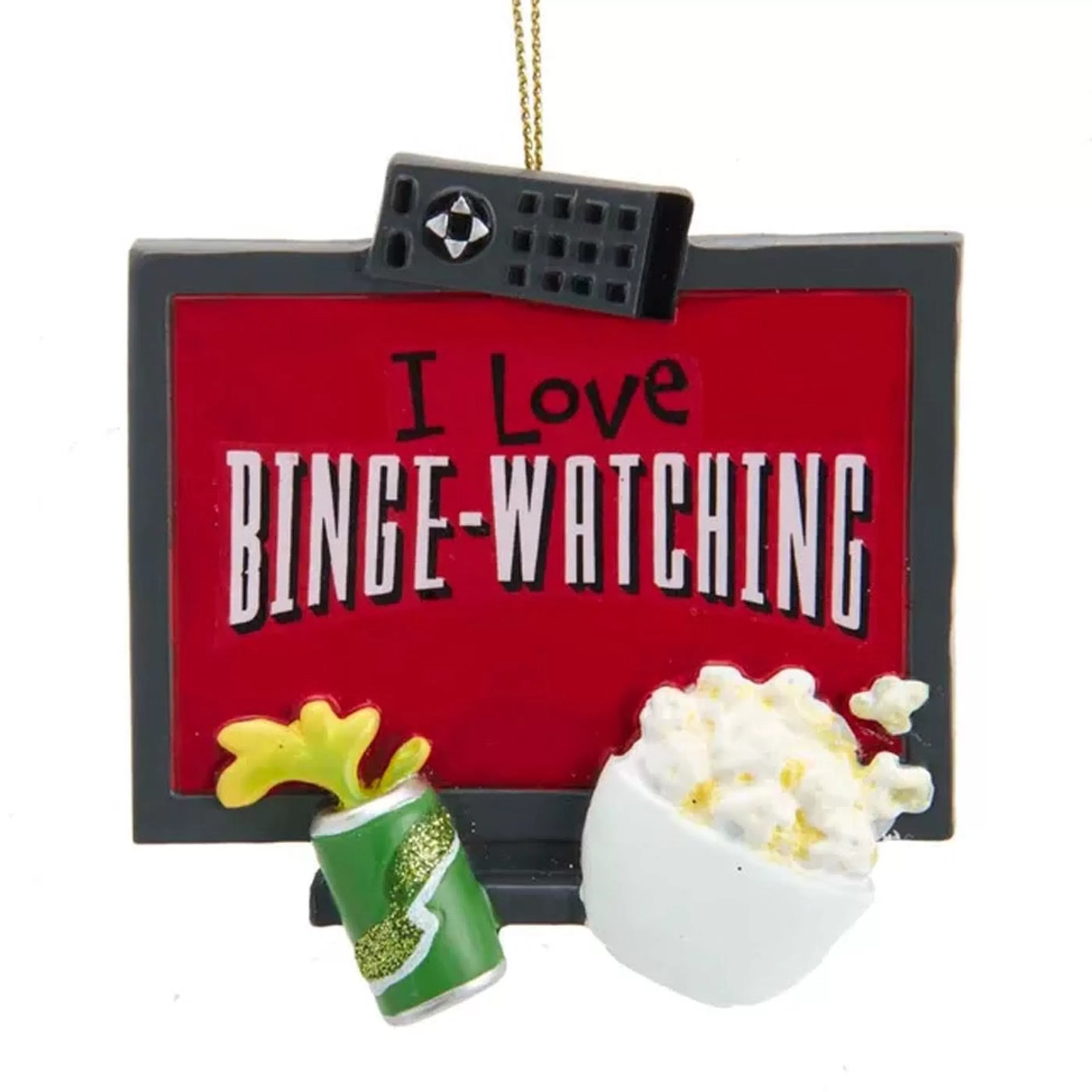 Kurt Adler I Love Binge Watching Ornament Flash Sale