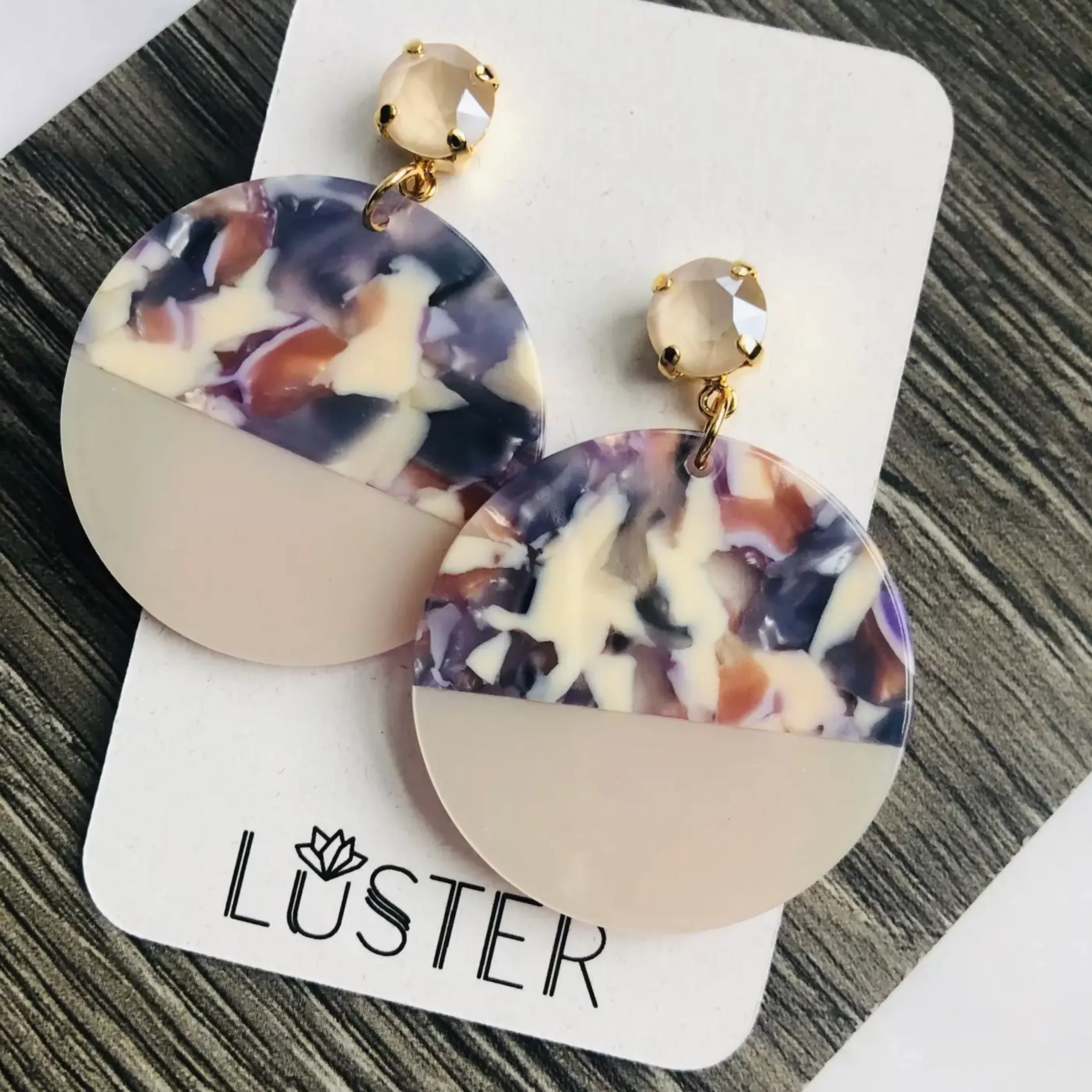 Luster Jewellery>Ivory Cream Earrings