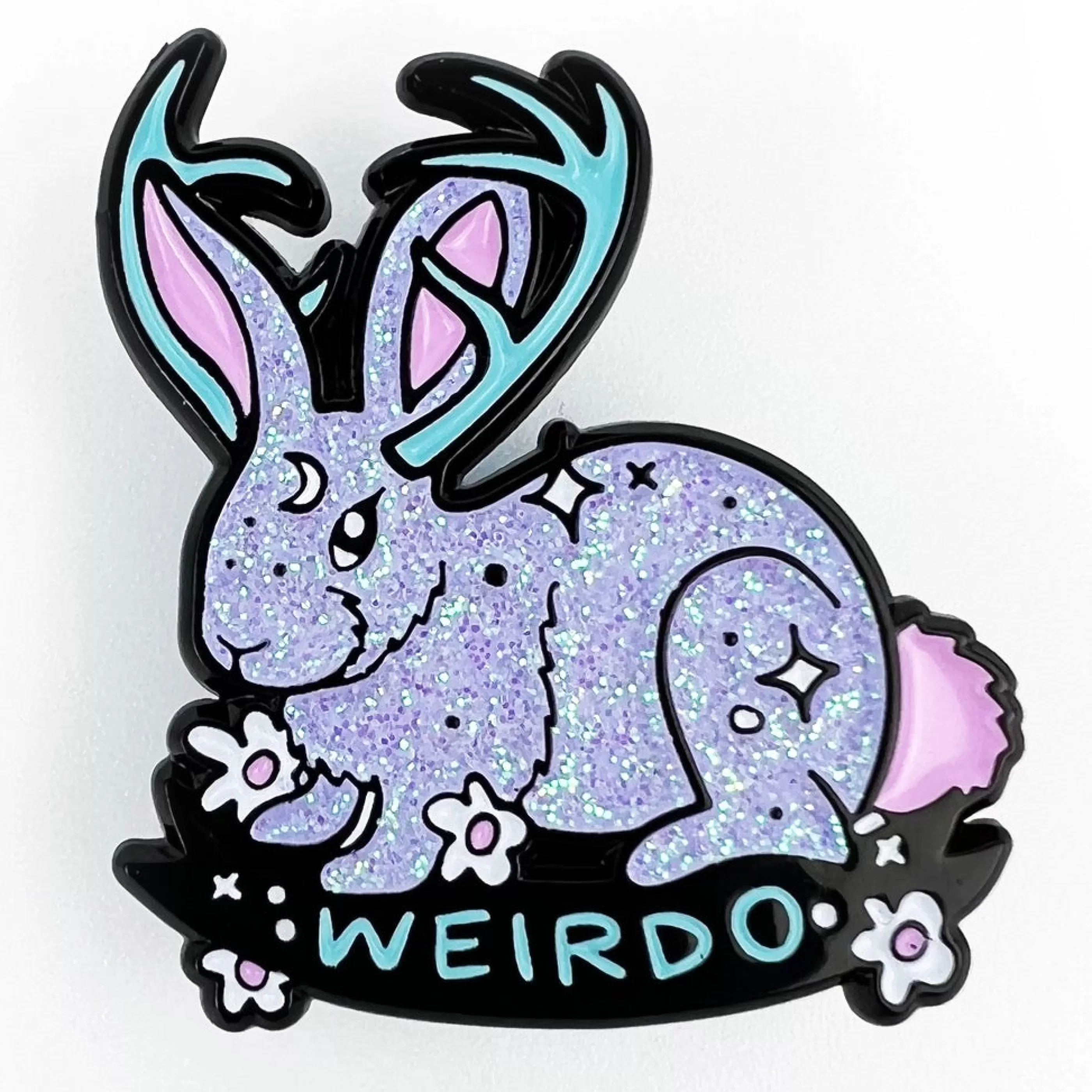 Band of Weirdos Pins, Patches & Keychains>Jackalope Enamel Pin