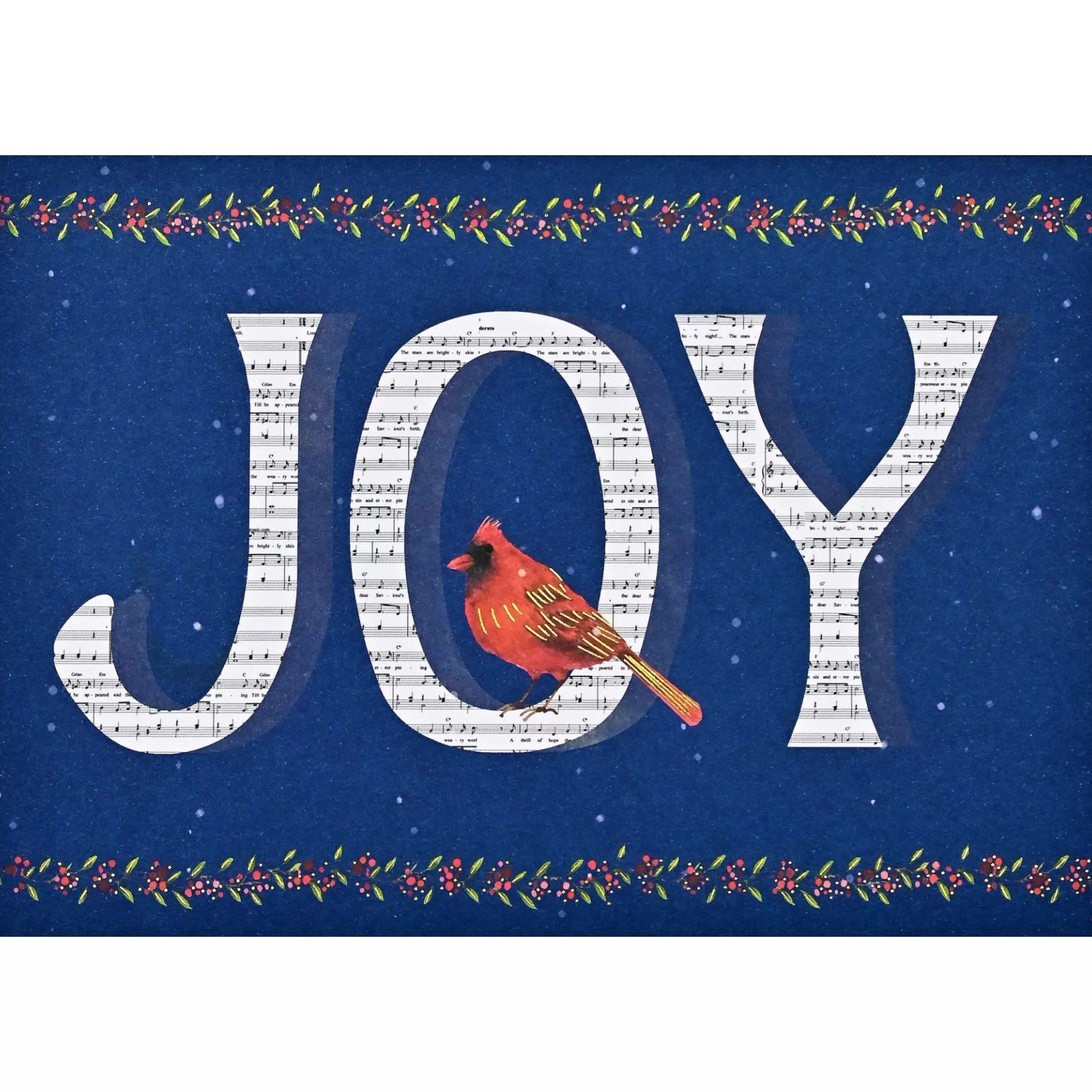 Peter Pauper Press Joyful Cardinal Boxed Christmas Cards Clearance