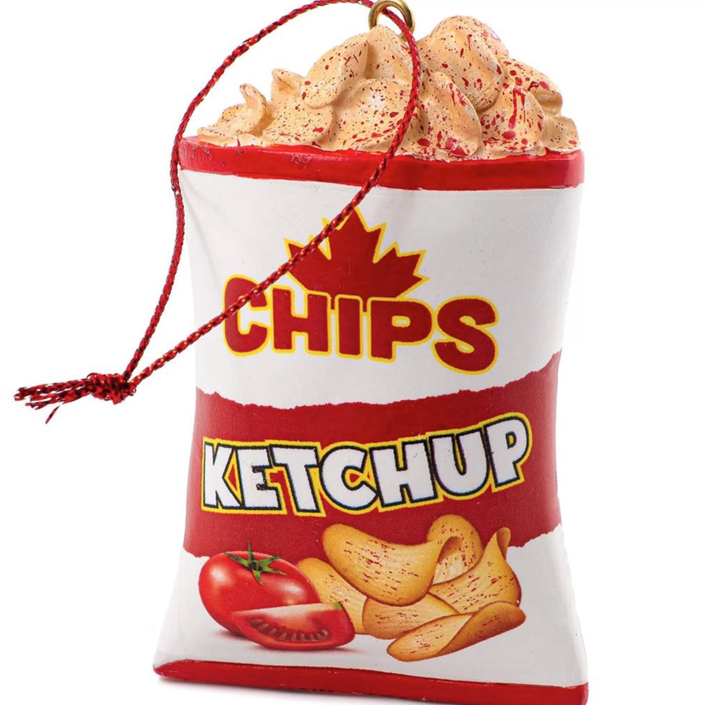 Main and Local Ketchup Chips Ornament New