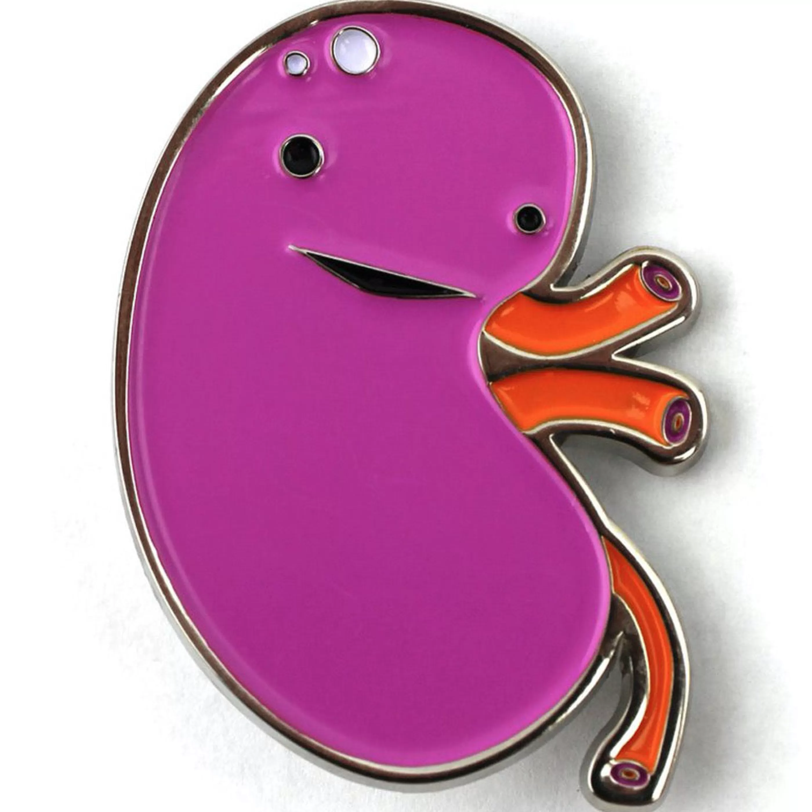 I Heart Guts Pins, Patches & Keychains>Kidney Enamel Lapel Pin