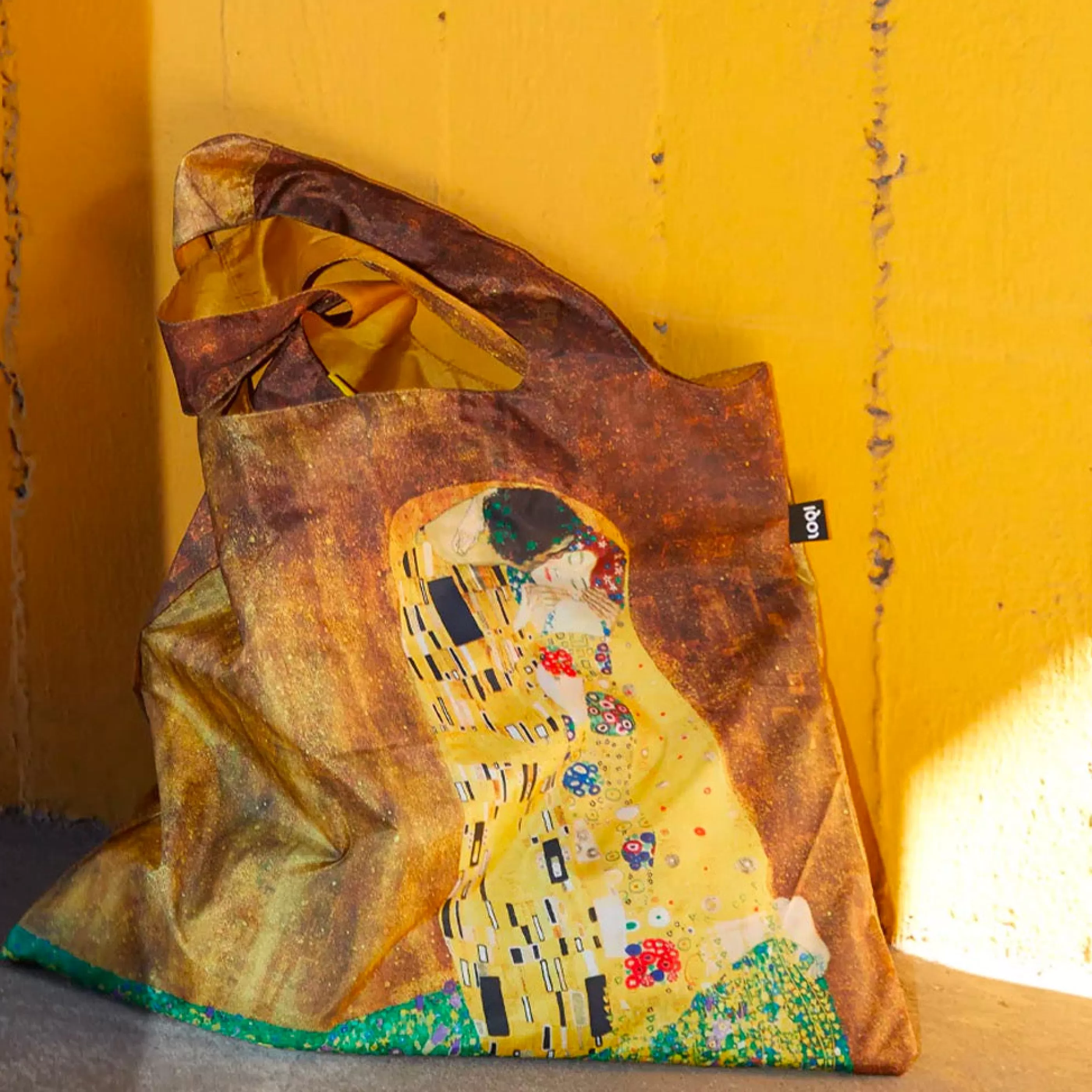 LOQI Bags>Klimt The Kiss Recycled Tote Bag