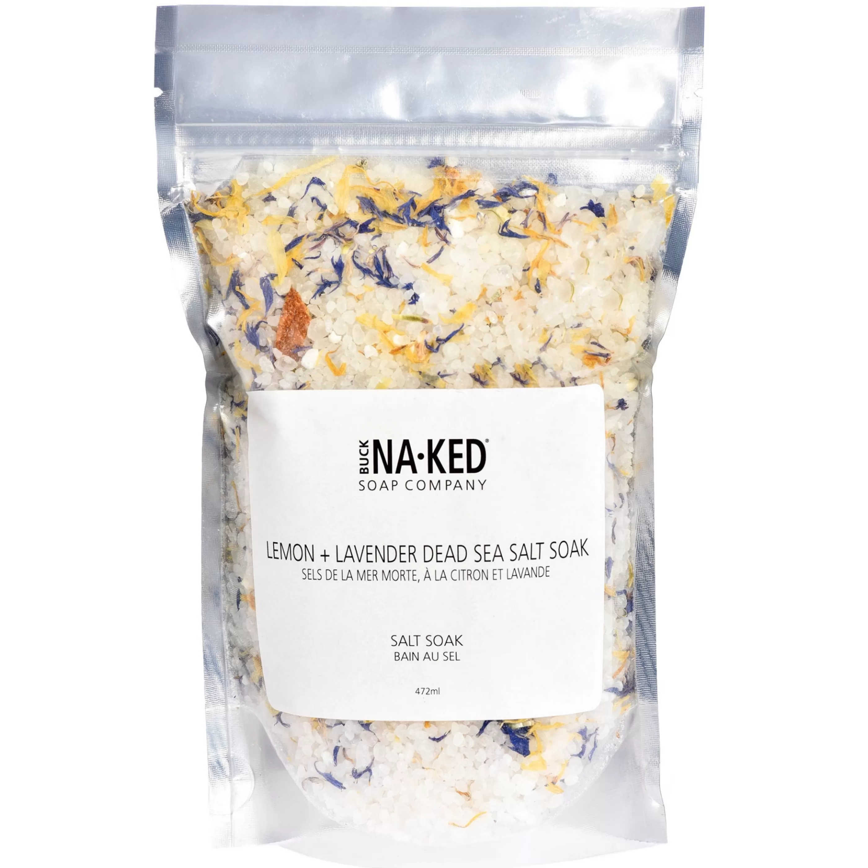 Buck Naked Soap Company Bath & Shower>Lemon & Lavender Salt Soak