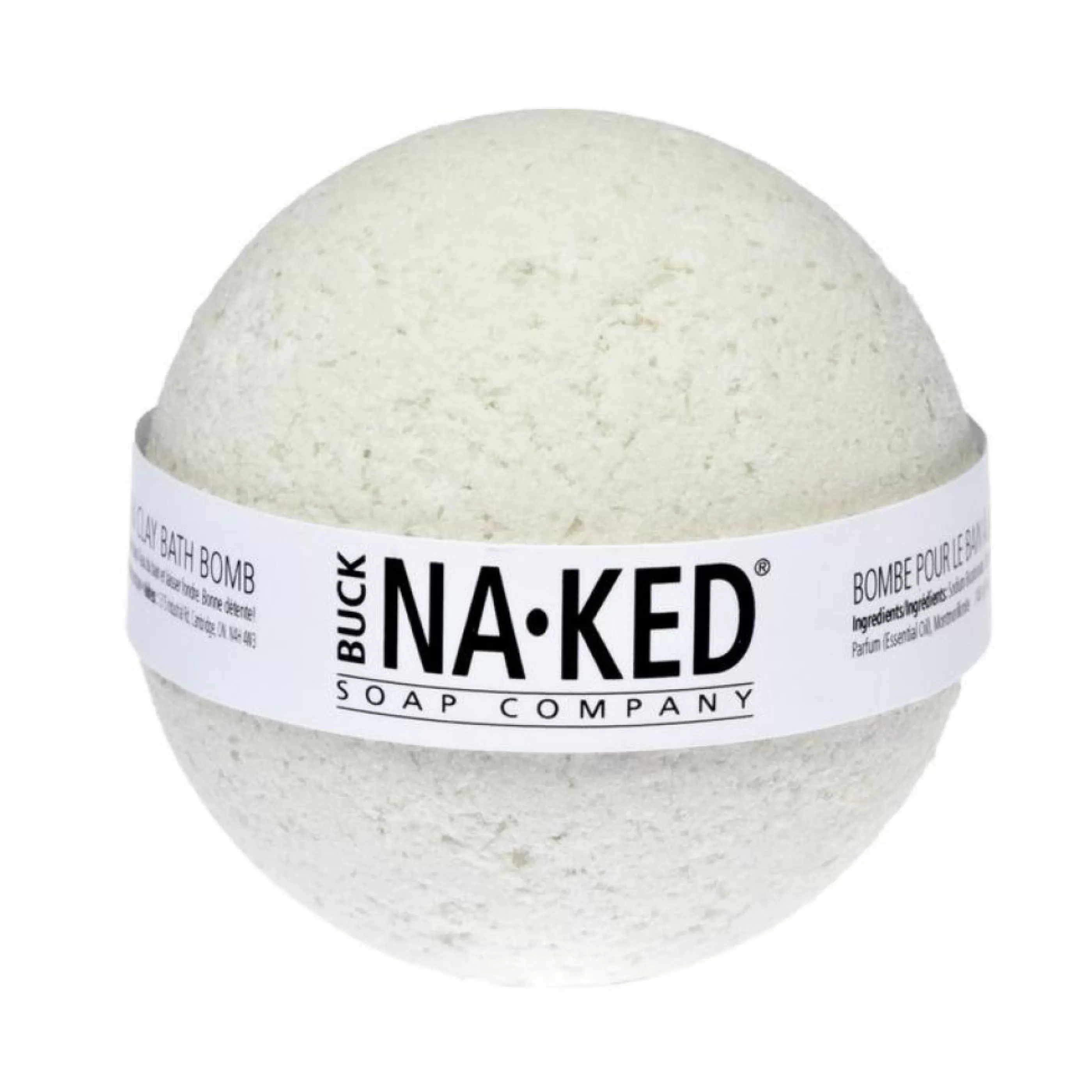 Buck Naked Soap Company Bath & Shower>Lemongrass & French Green Clay Bath Bomb