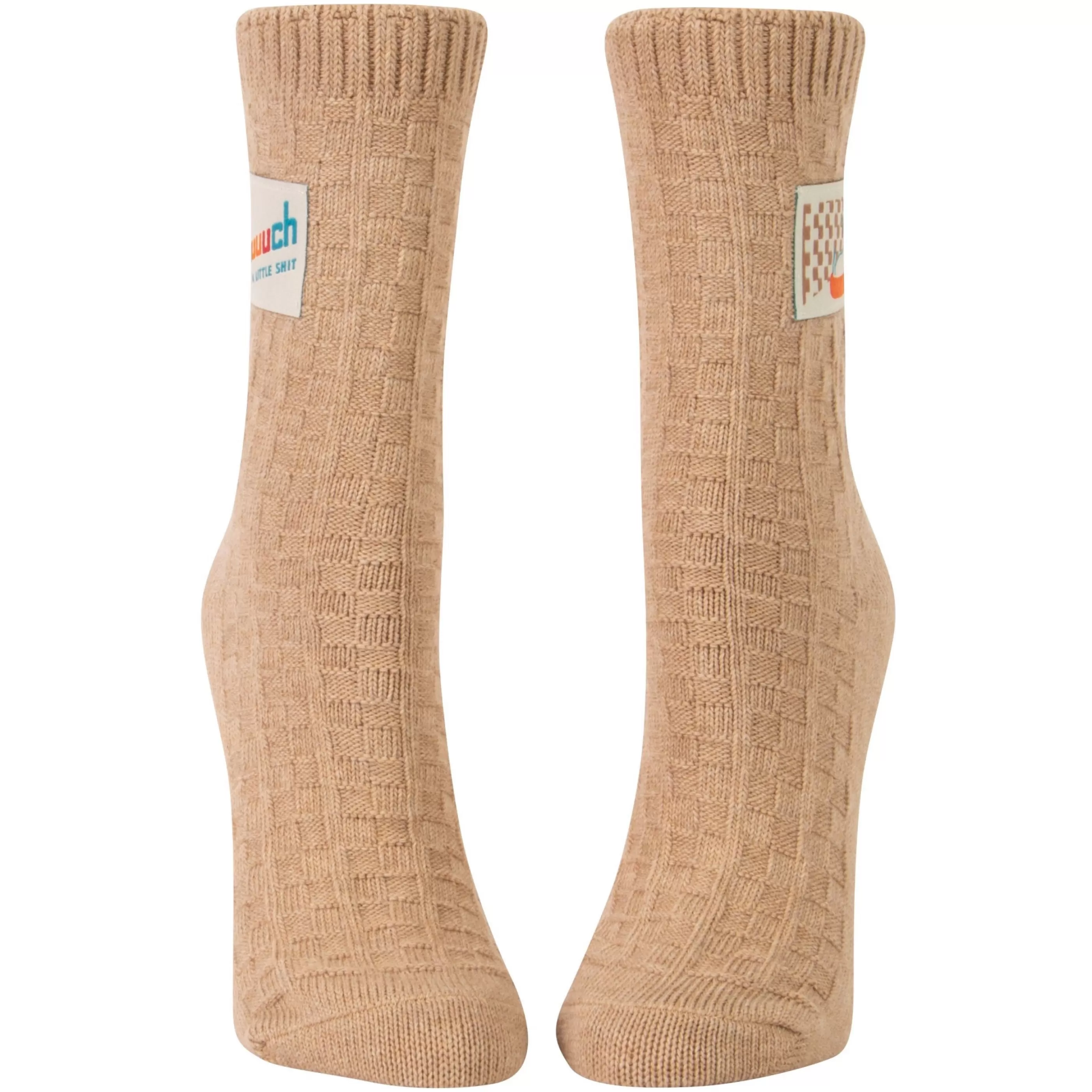Blue Q Men's Socks>Little Shit Tag Socks