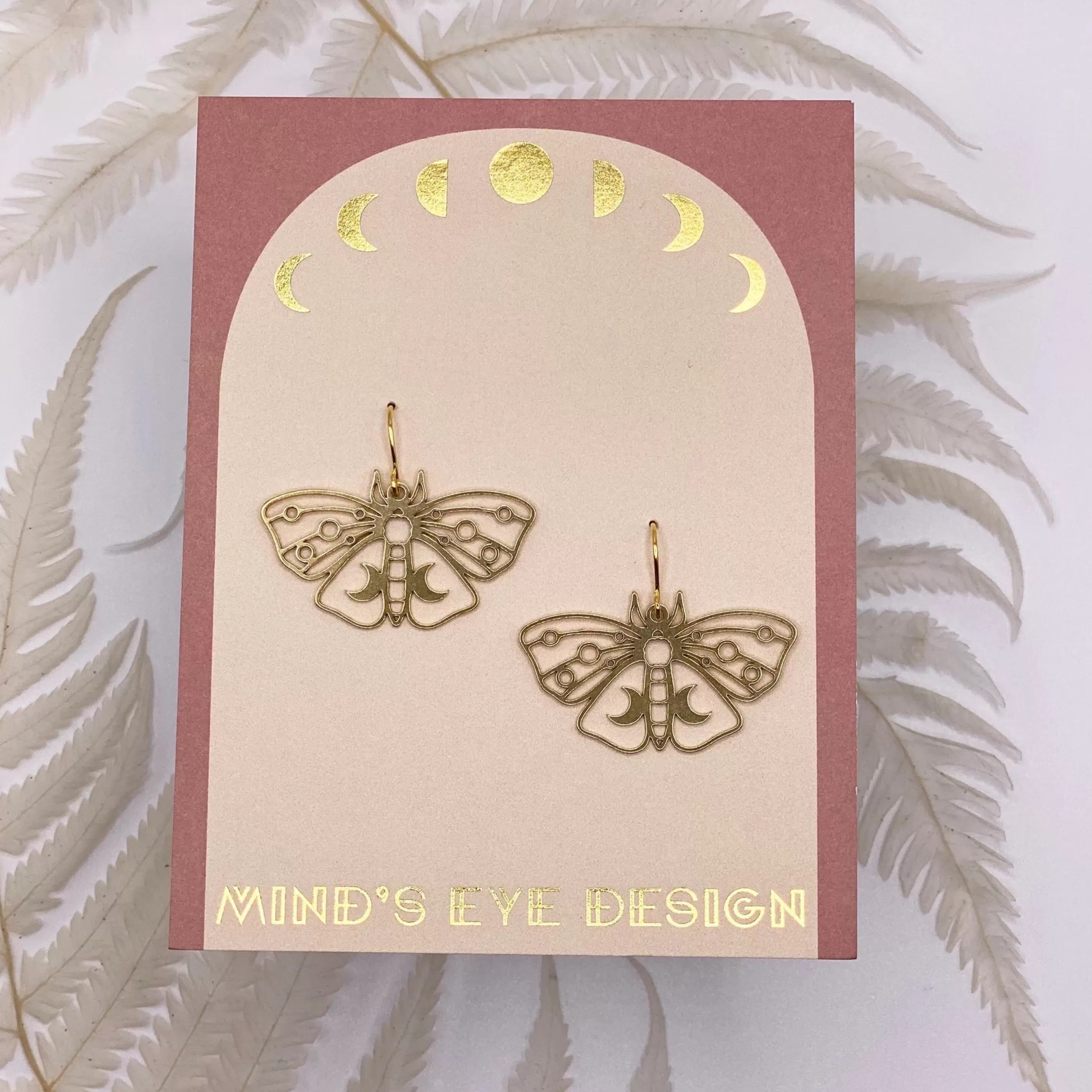 Mind's Eye Design Jewellery>Luna Moth Earrings