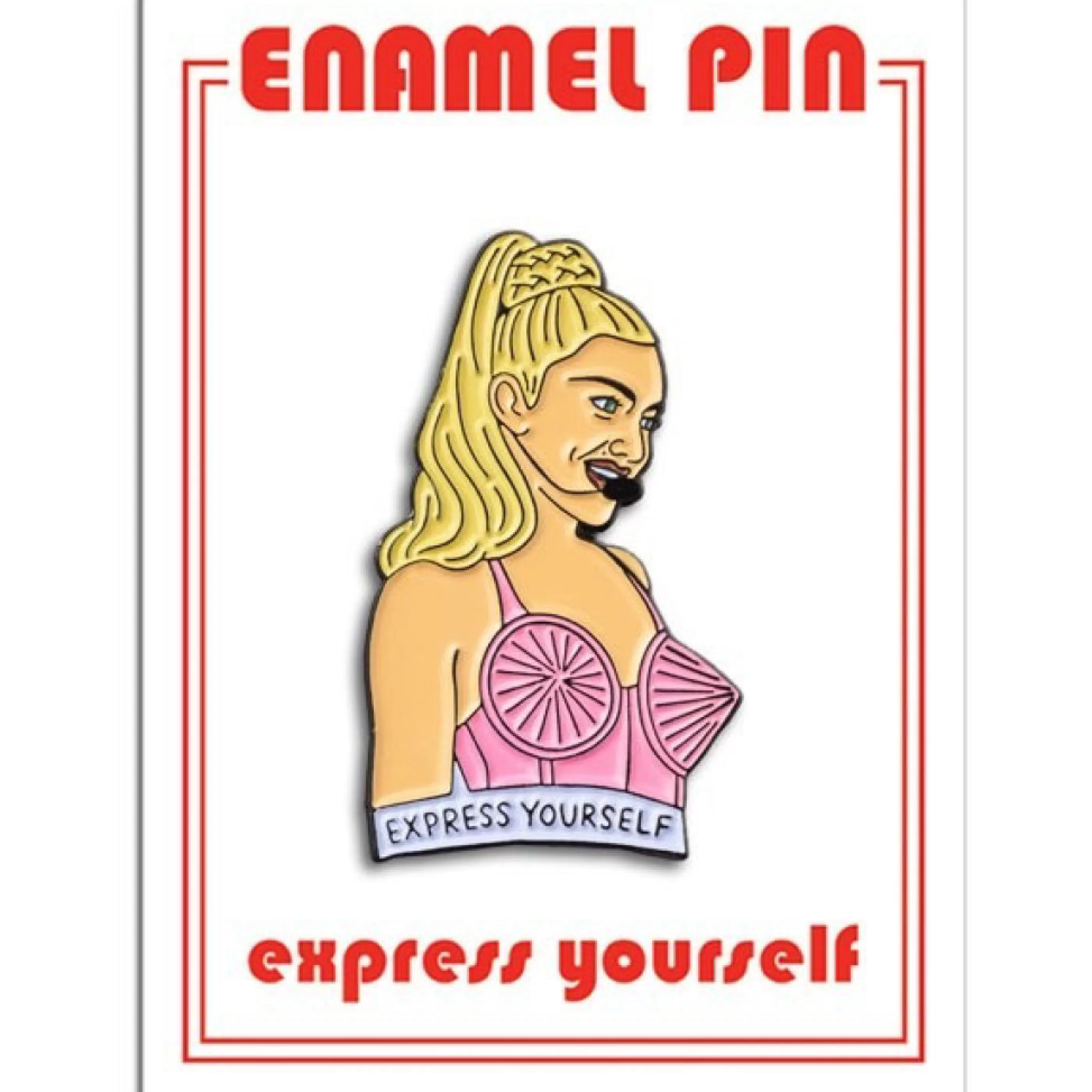 The Found Pins, Patches & Keychains>Madonna Express Yourself Enamel Pin