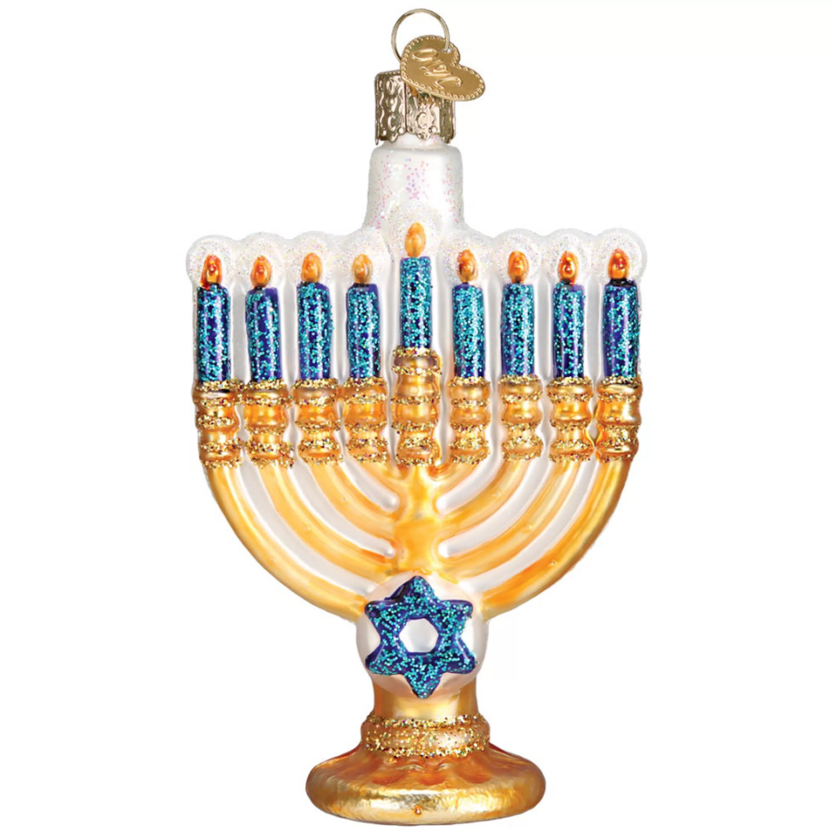 Old World Christmas Menorah Ornament Discount