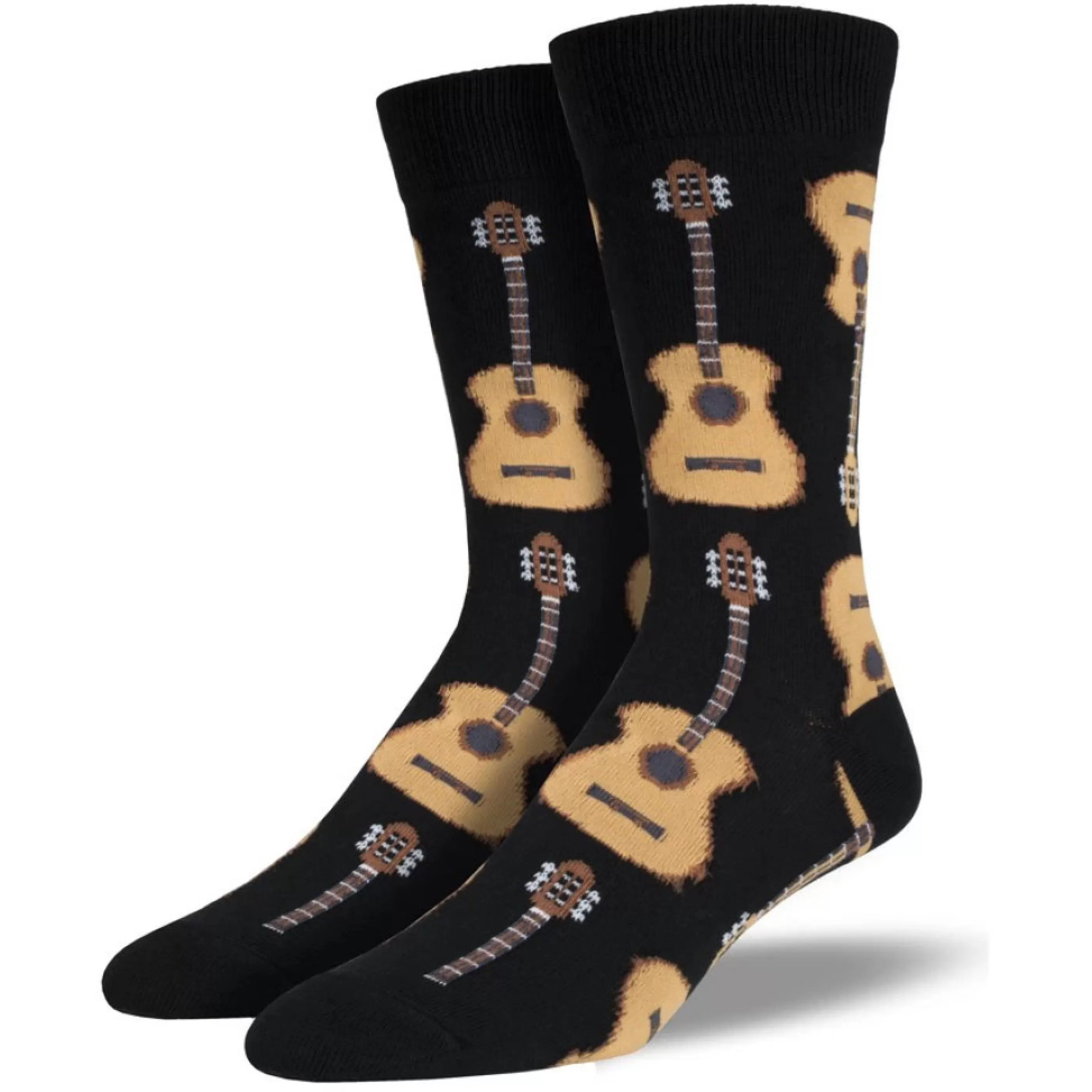 SockSmith Men's Socks>Men's Guitars Socks Black