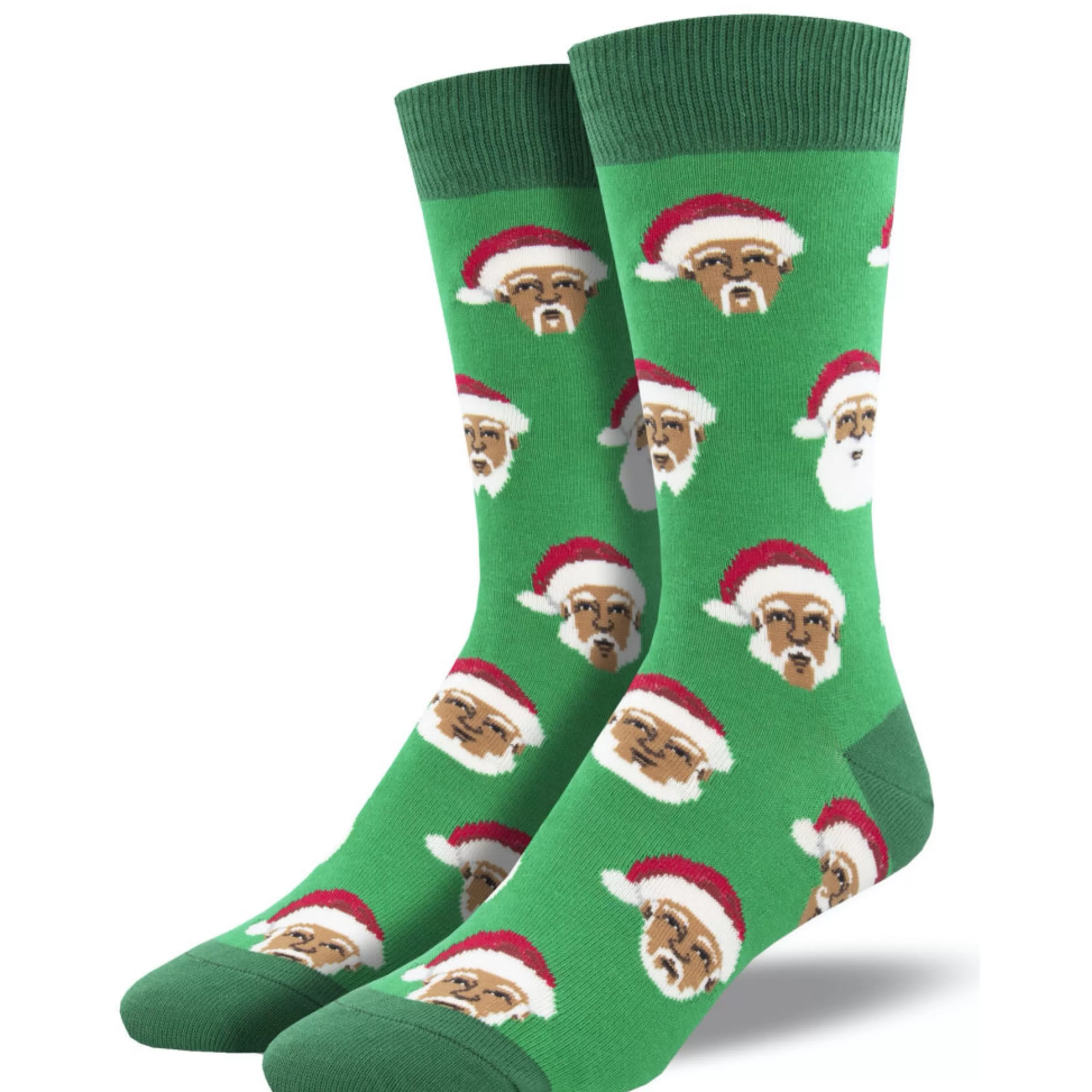 SockSmith Men's Socks>Men's Styling Santa Socks Green