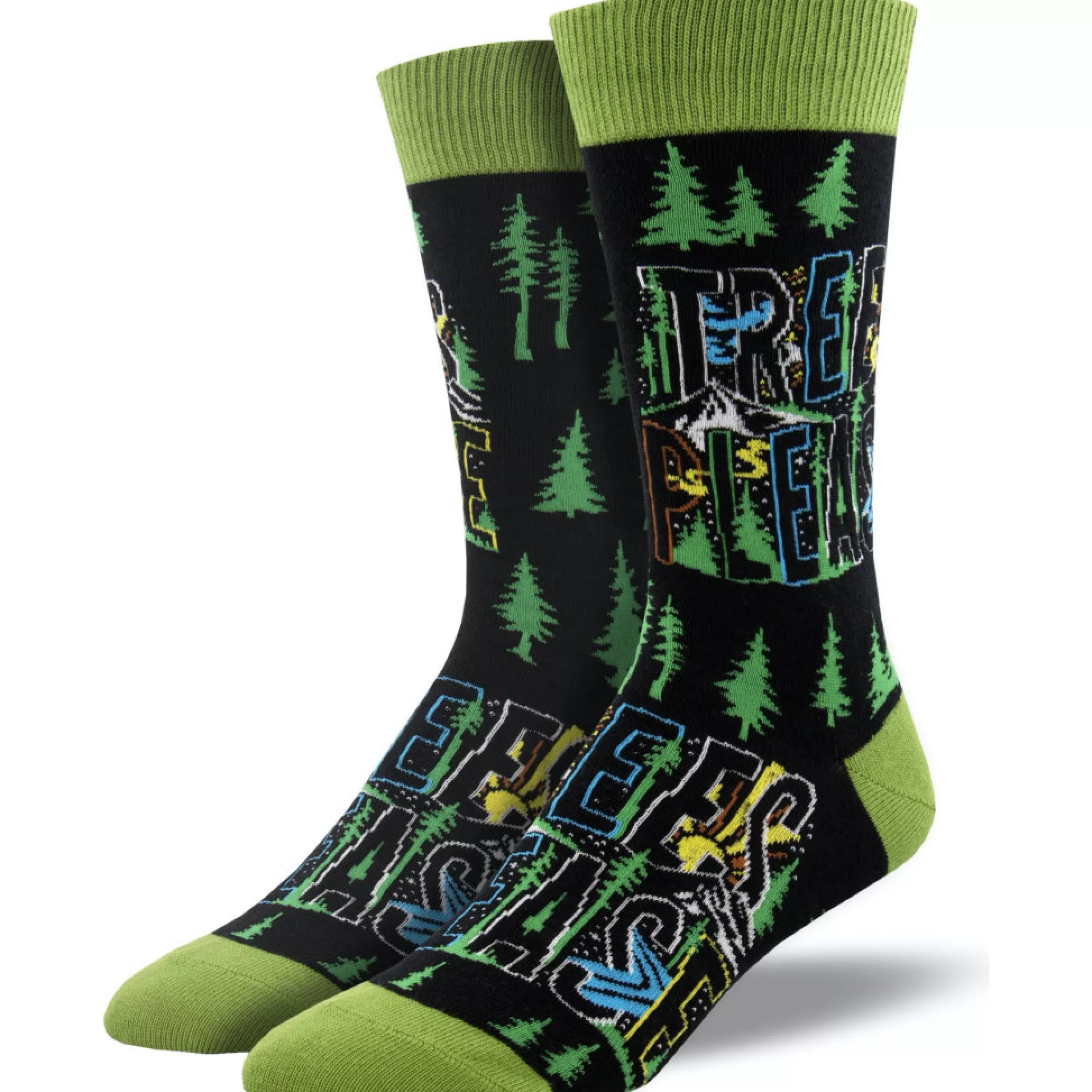 SockSmith Men's Socks>Men's Trees Please Socks Black