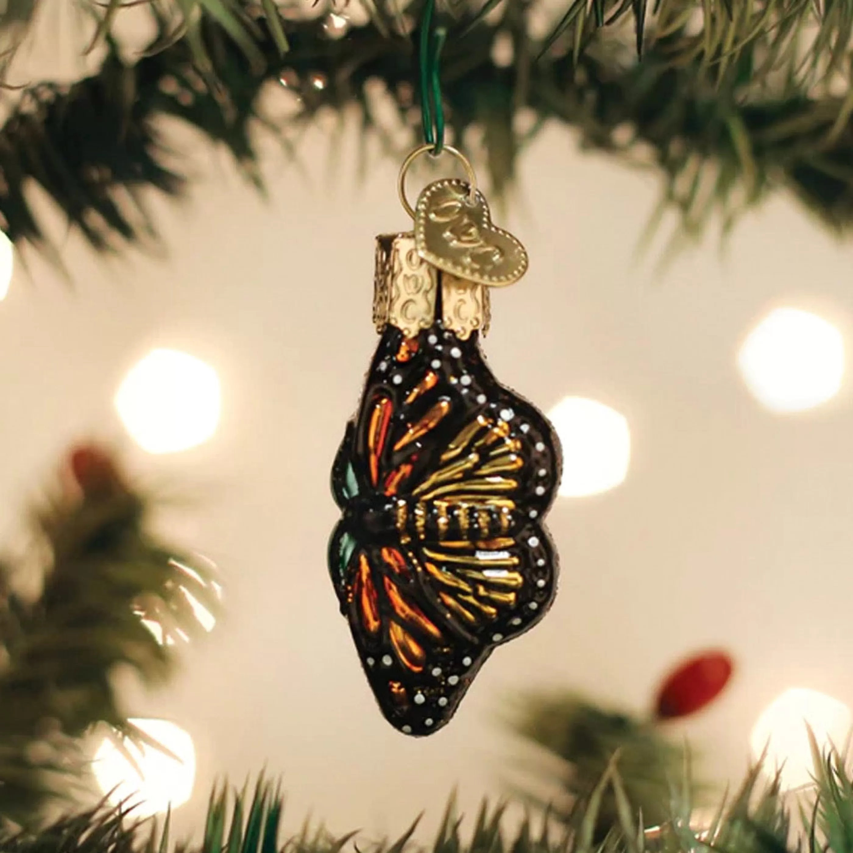 Old World Christmas Mini Monarch Butterfly Ornament Outlet