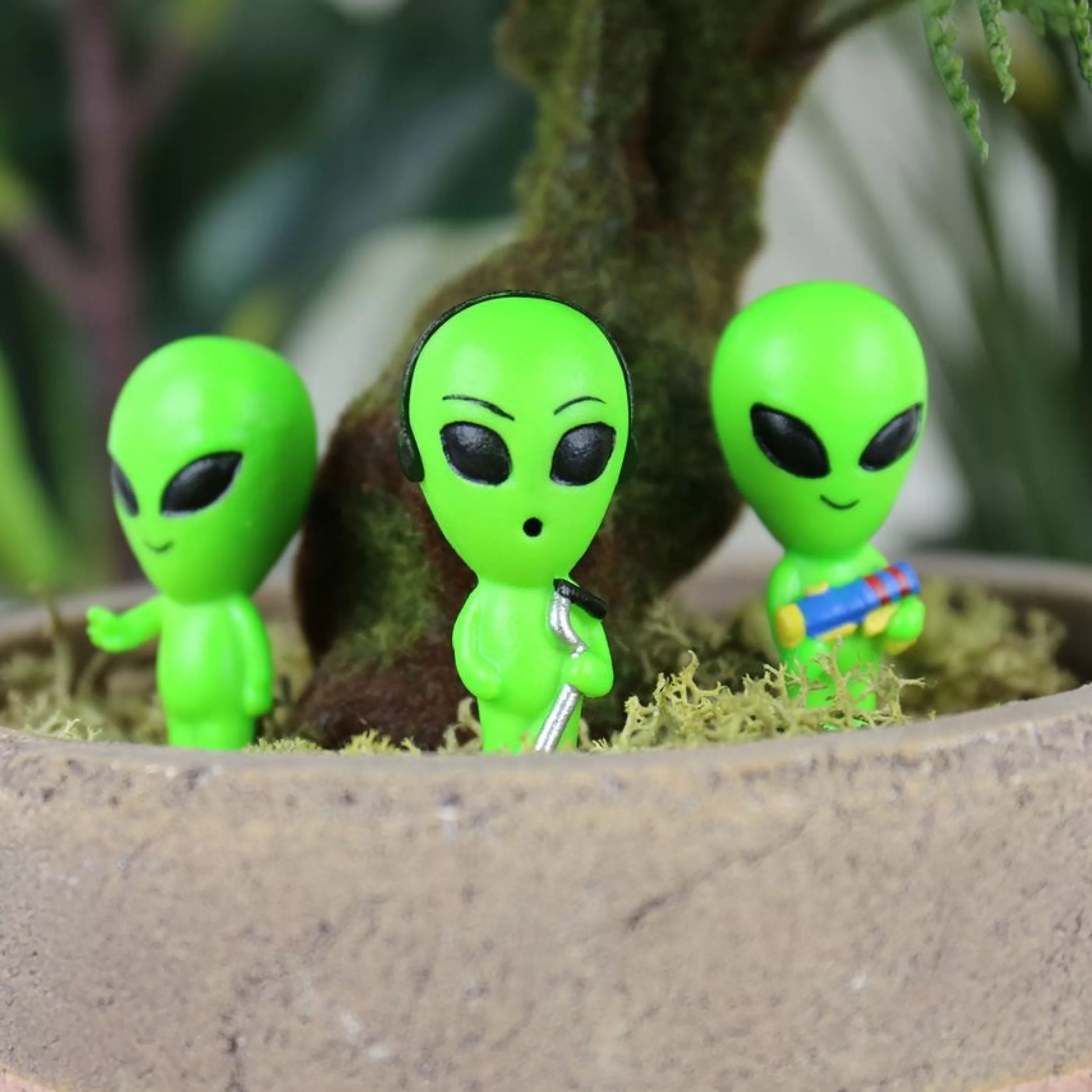 Gift Republic Home Accessories>Mini Plant Pot-Aliens